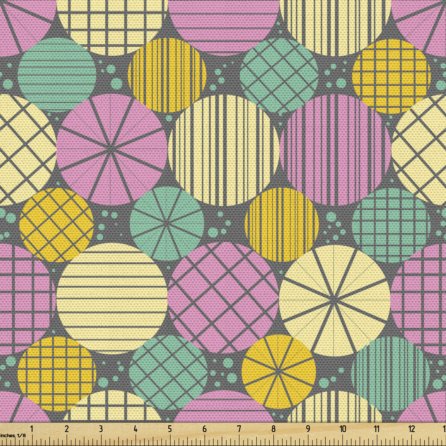Ambesonne Fabric by The Yard Decorative Polyester Fabric for Home Accent - Picture 78 of 154