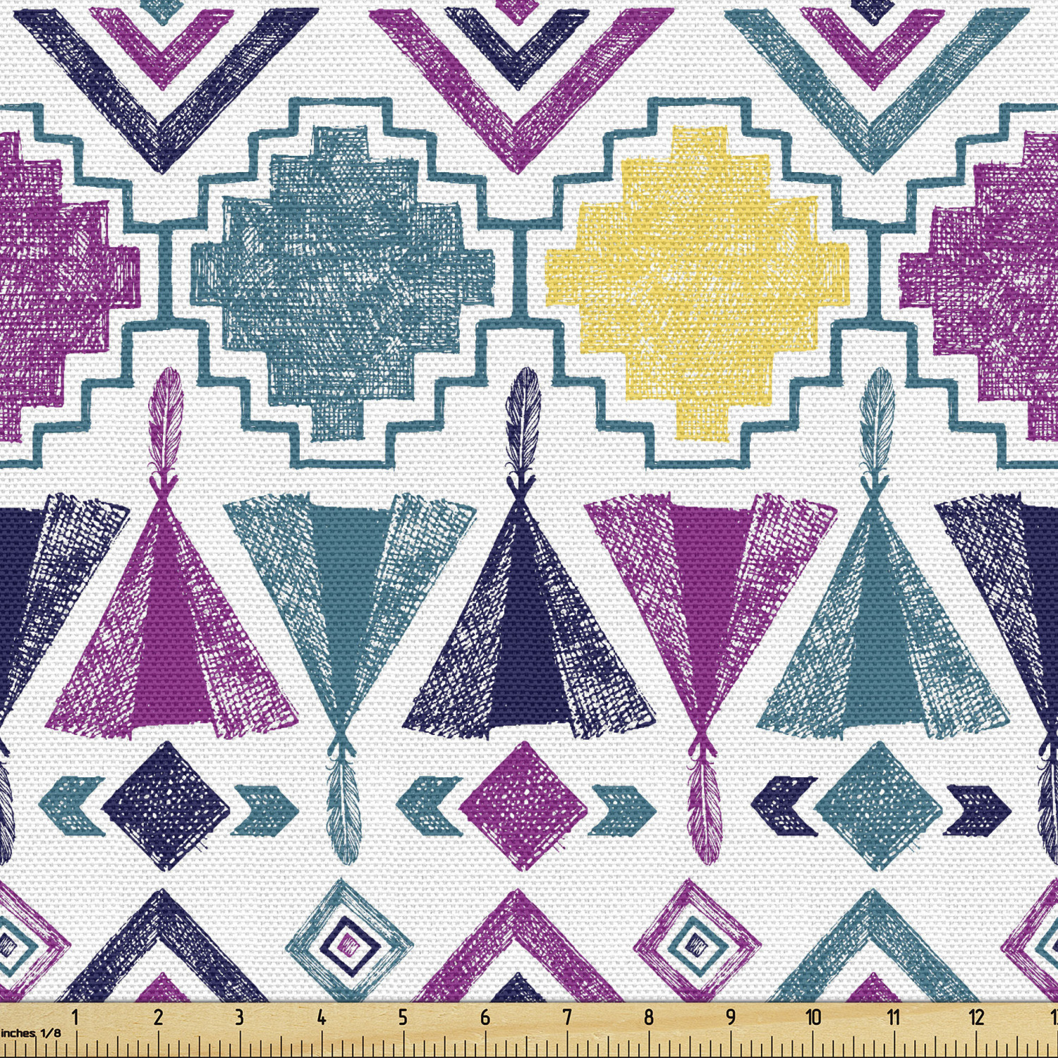Ambesonne Fabric by The Yard Decorative Polyester Fabric for Home Accent - Picture 131 of 154