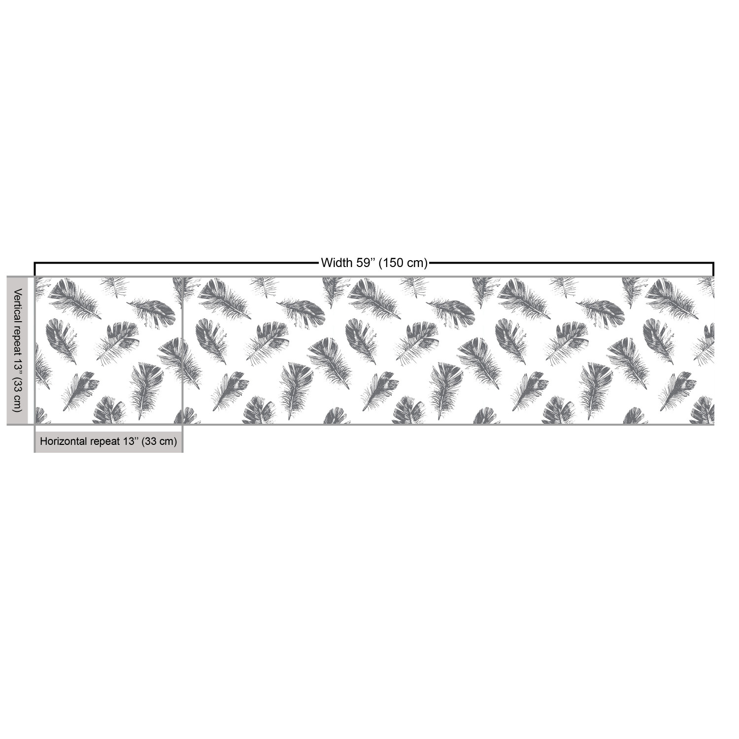 Ambesonne Feather Fabric by the Yard Decorative Upholstery Home Accents - Picture 67 of 160