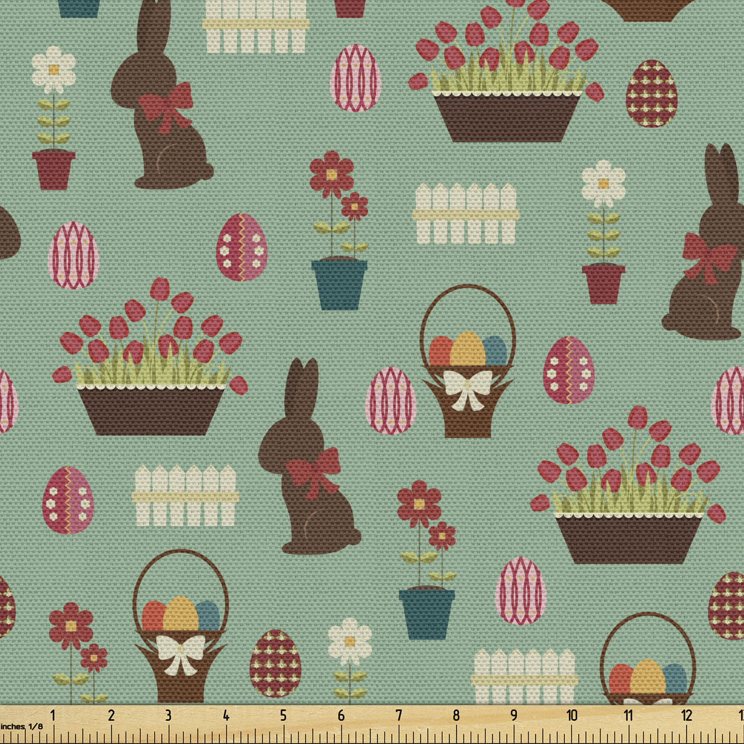 Ambesonne Fabric by The Yard Decorative Polyester Fabric for Home Accent - Picture 22 of 154