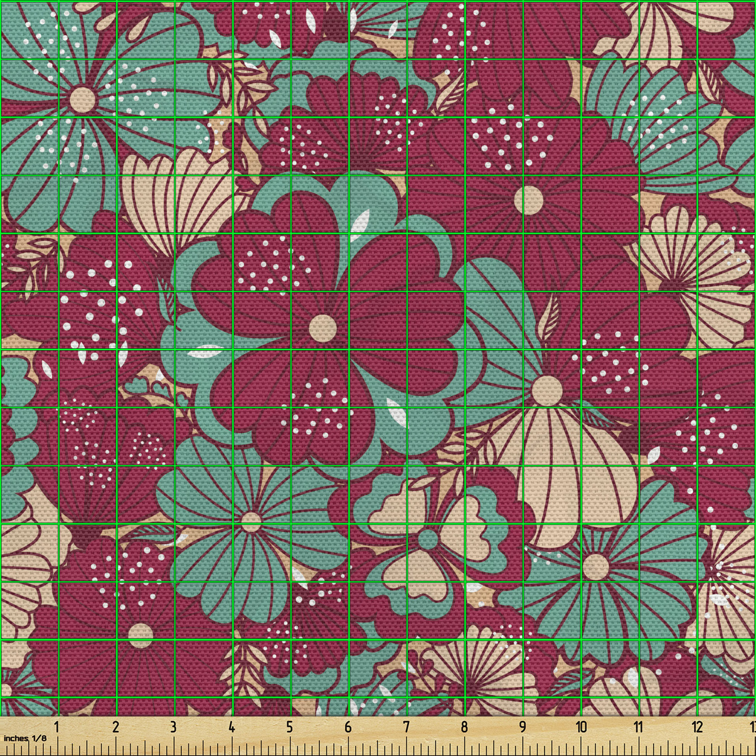 Ambesonne Fabric by The Yard Decorative Polyester Fabric for Home Accent - Picture 43 of 154