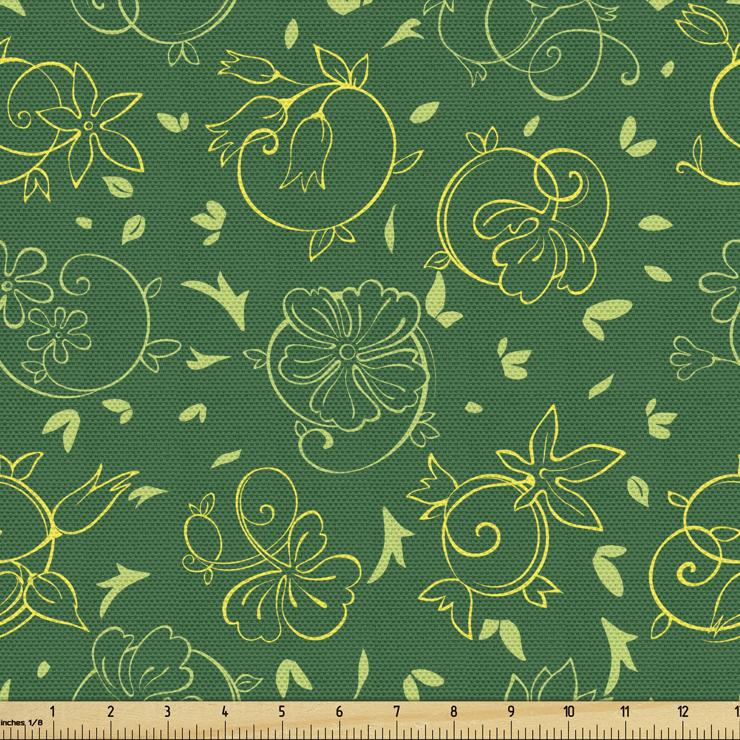 Ambesonne Fabric by The Yard Decorative Polyester Fabric for Home Accent - Picture 111 of 154
