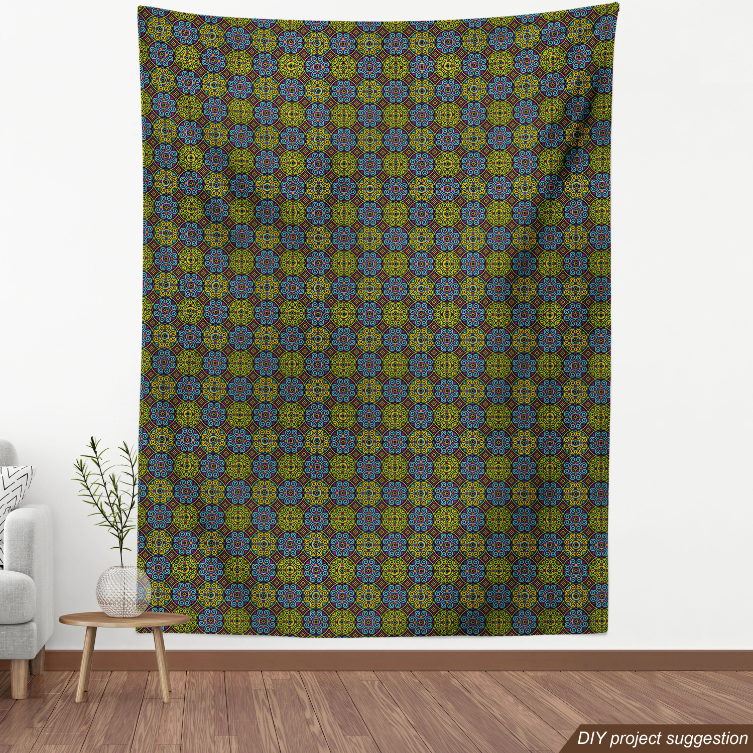 Ambesonne Fabric by The Yard Decorative Polyester Fabric for Home Accent - Picture 29 of 154
