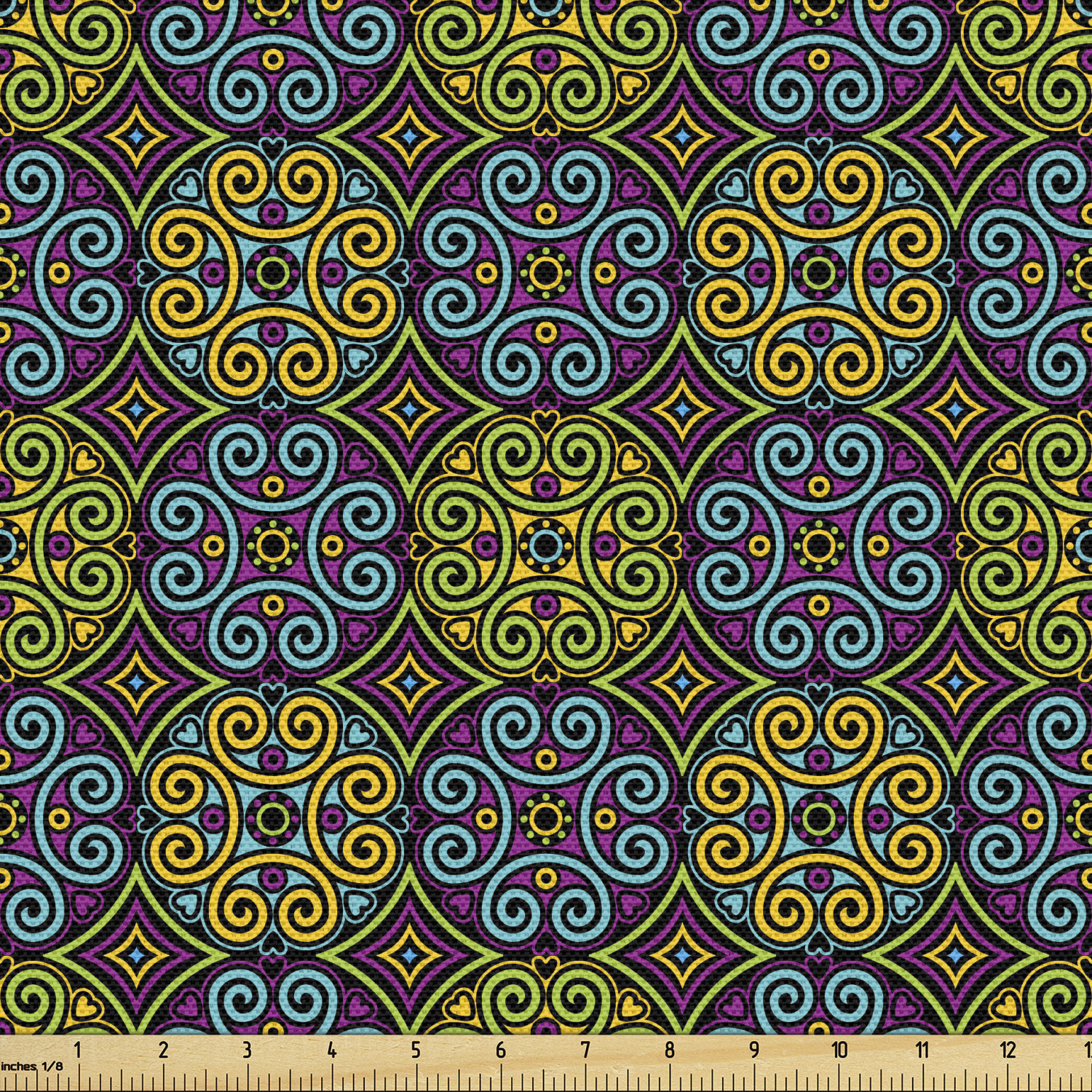 Ambesonne Fabric by The Yard Decorative Polyester Fabric for Home Accent - Picture 26 of 154
