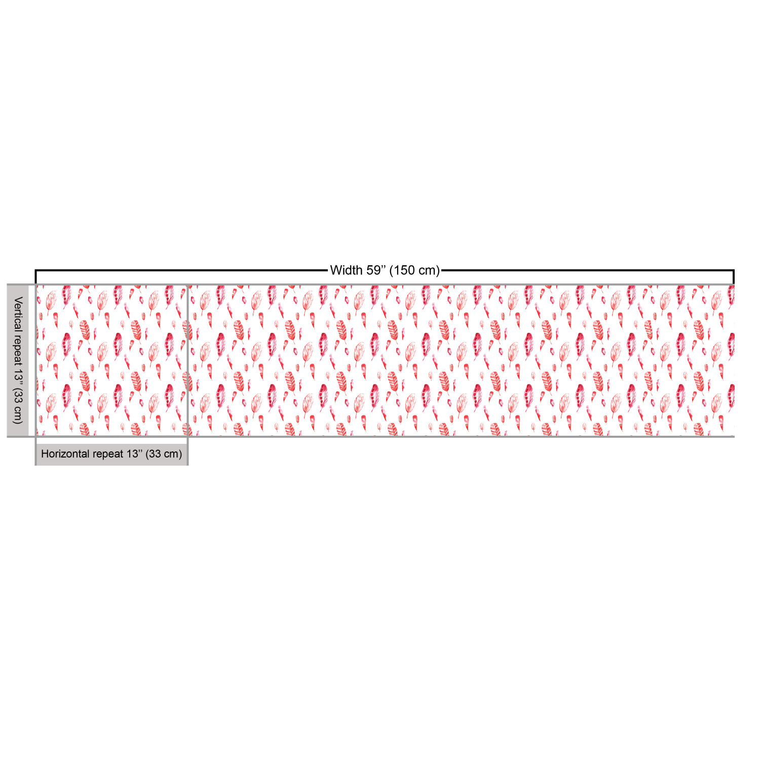 Ambesonne Feather Fabric by the Yard Decorative Upholstery Home Accents - Picture 147 of 160