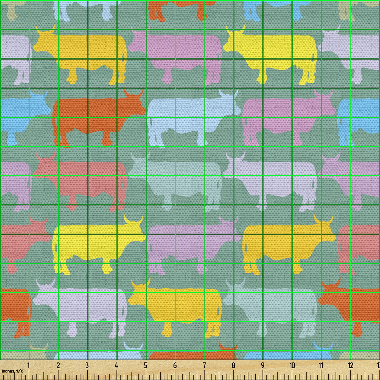 Ambesonne Fabric by The Yard Decorative Polyester Fabric for Home Accent - Picture 47 of 154