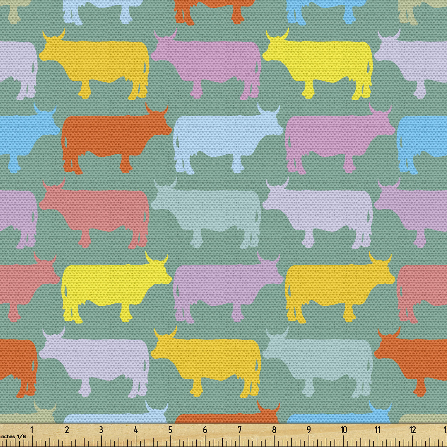 Ambesonne Fabric by The Yard Decorative Polyester Fabric for Home Accent - Picture 46 of 154