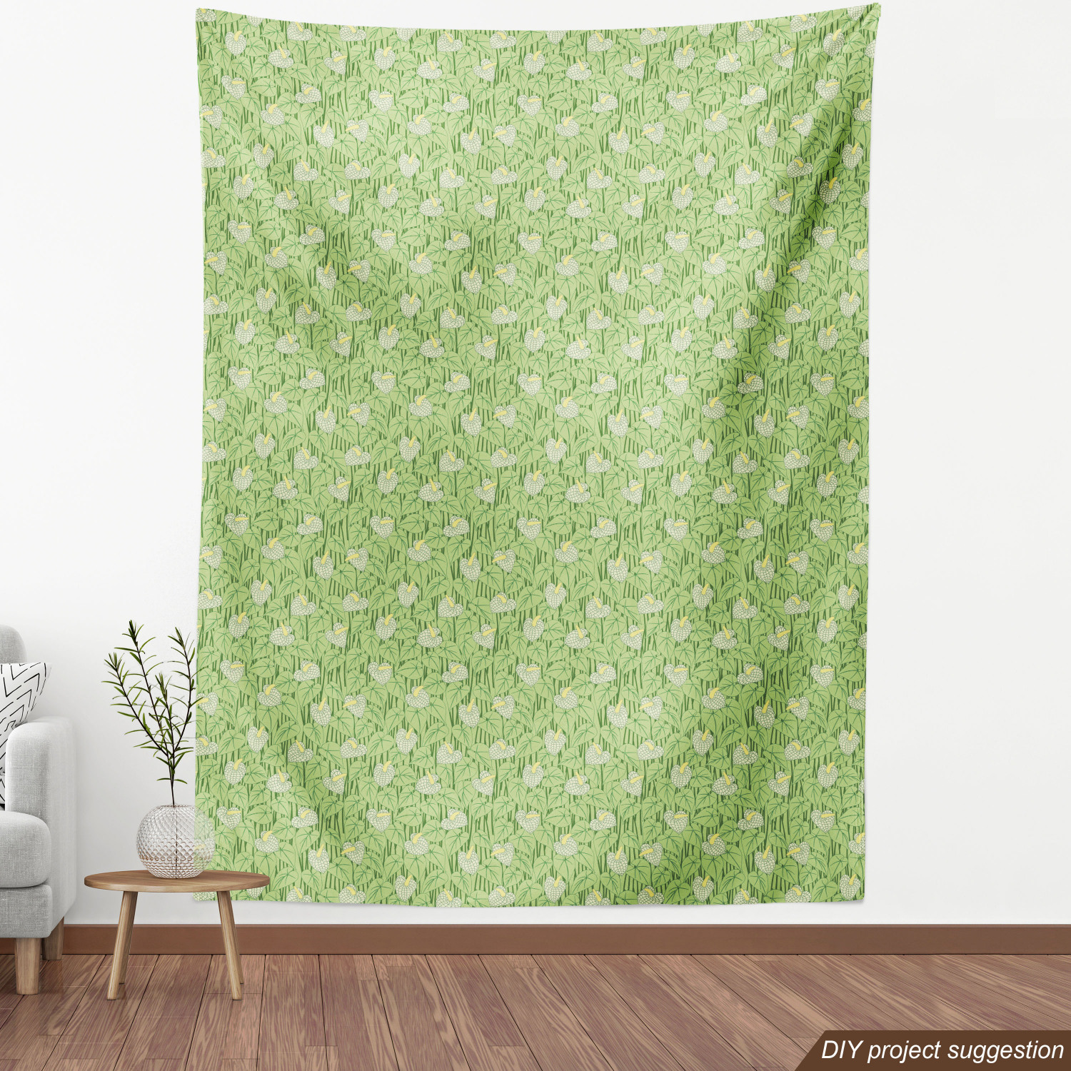 Ambesonne Botanical Design Fabric by the Yard Decorative Upholstery Home Accents - Picture 129 of 153