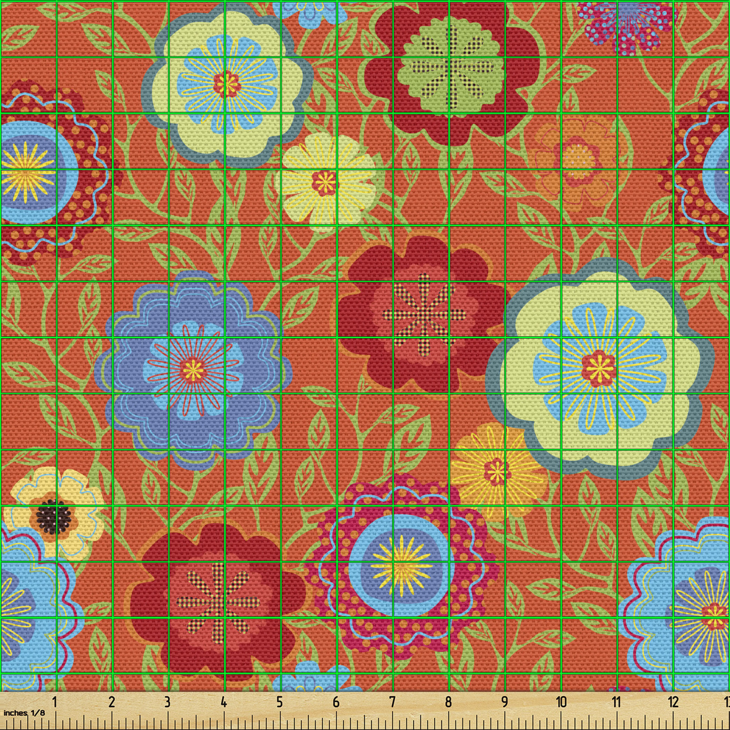 Ambesonne Fabric by The Yard Polyester Upholstery and Fabric for Home Accent - Picture 14 of 128