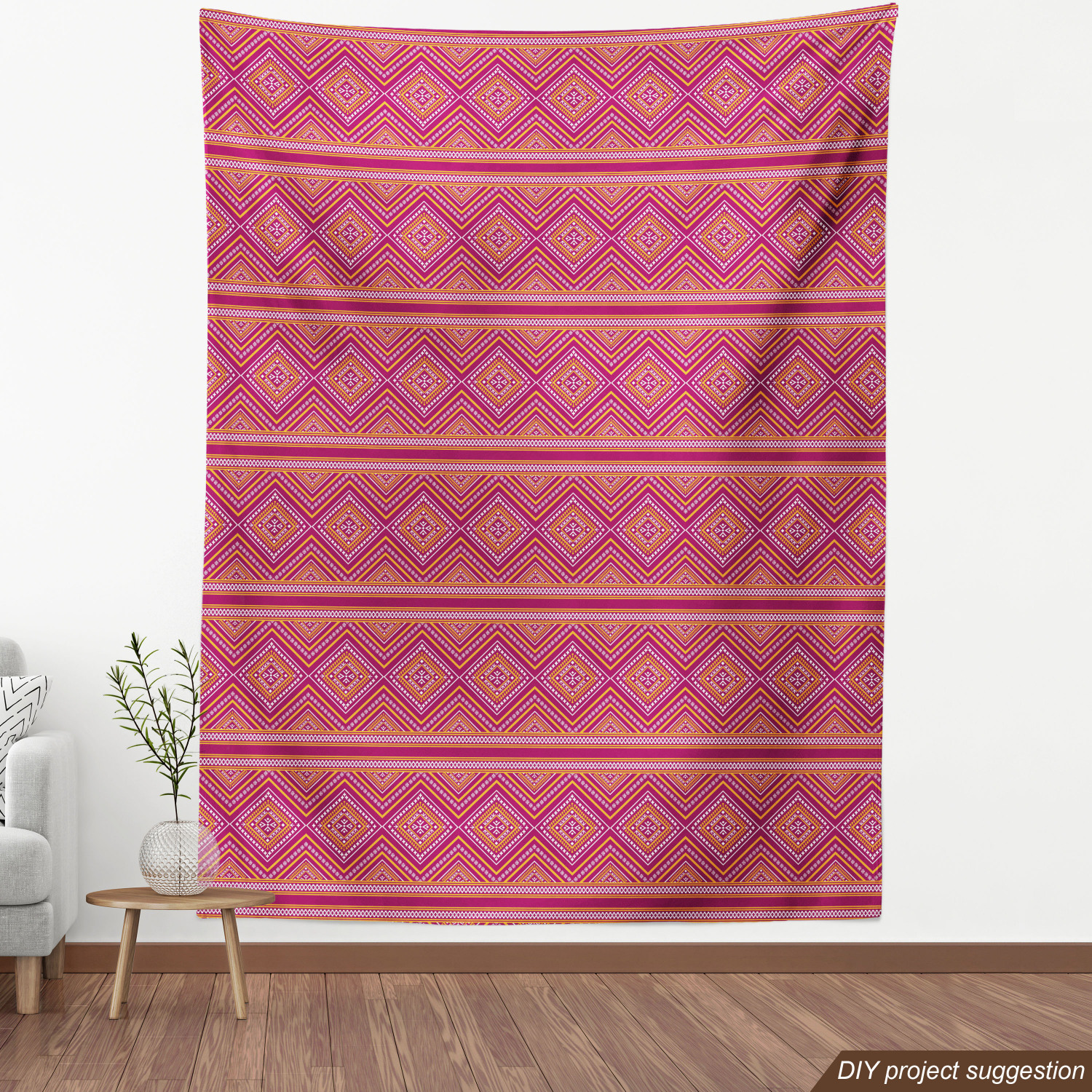 Ambesonne Fabric by The Yard Polyester Upholstery and Fabric for Home Accent - Picture 52 of 128
