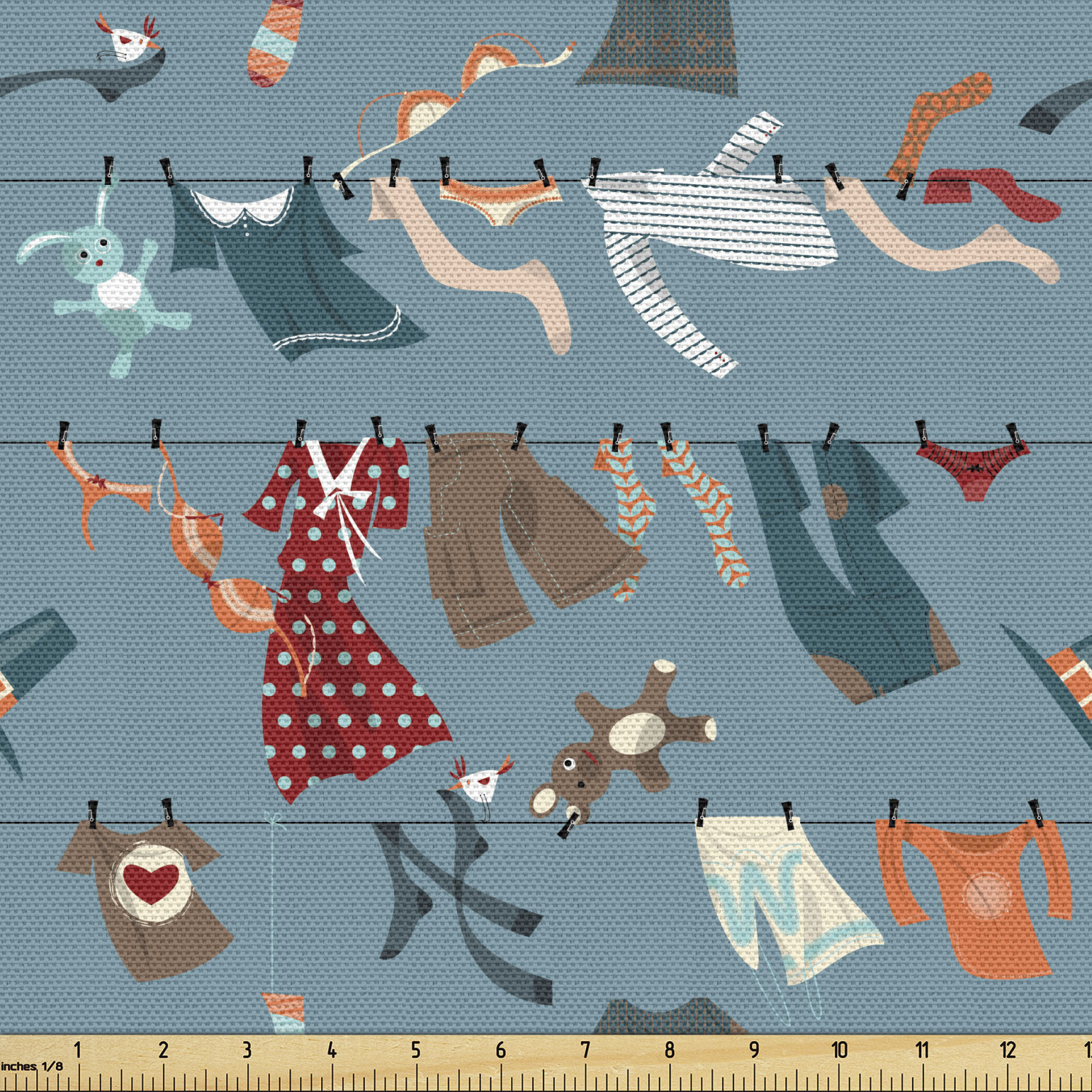 Ambesonne Fabric by The Yard Polyester Upholstery and Fabric for Home Accent - Picture 61 of 128