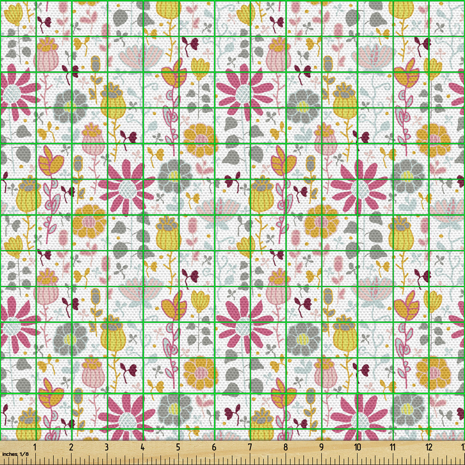 Ambesonne Fabric by The Yard Polyester Upholstery and Fabric for Home Accent - Picture 114 of 128