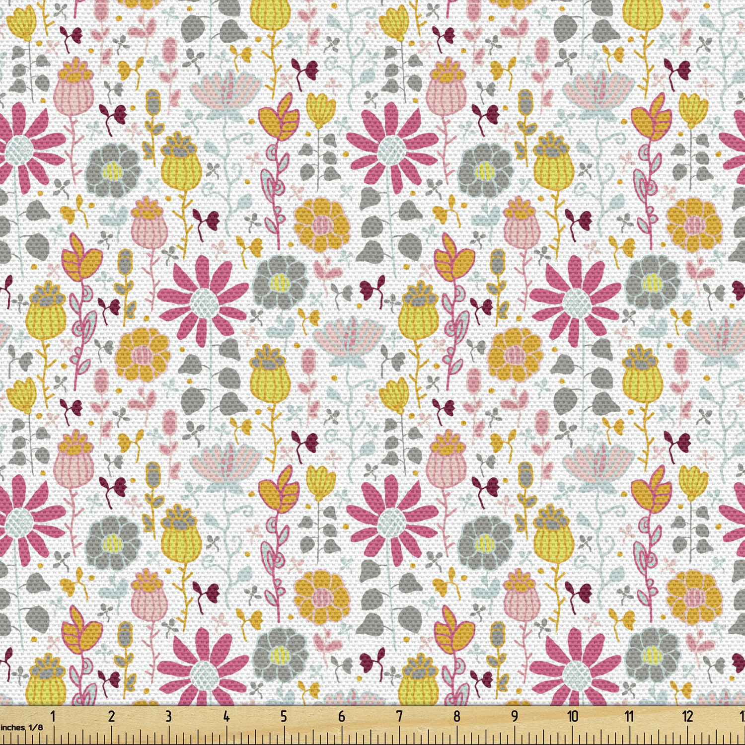 Ambesonne Fabric by The Yard Polyester Upholstery and Fabric for Home Accent - Picture 113 of 128