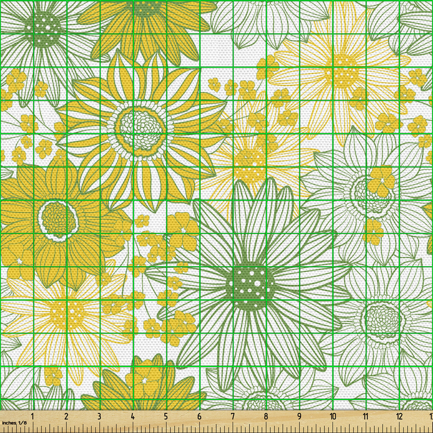 Ambesonne Fabric by The Yard Polyester Upholstery and Fabric for Home Accent - Picture 6 of 128