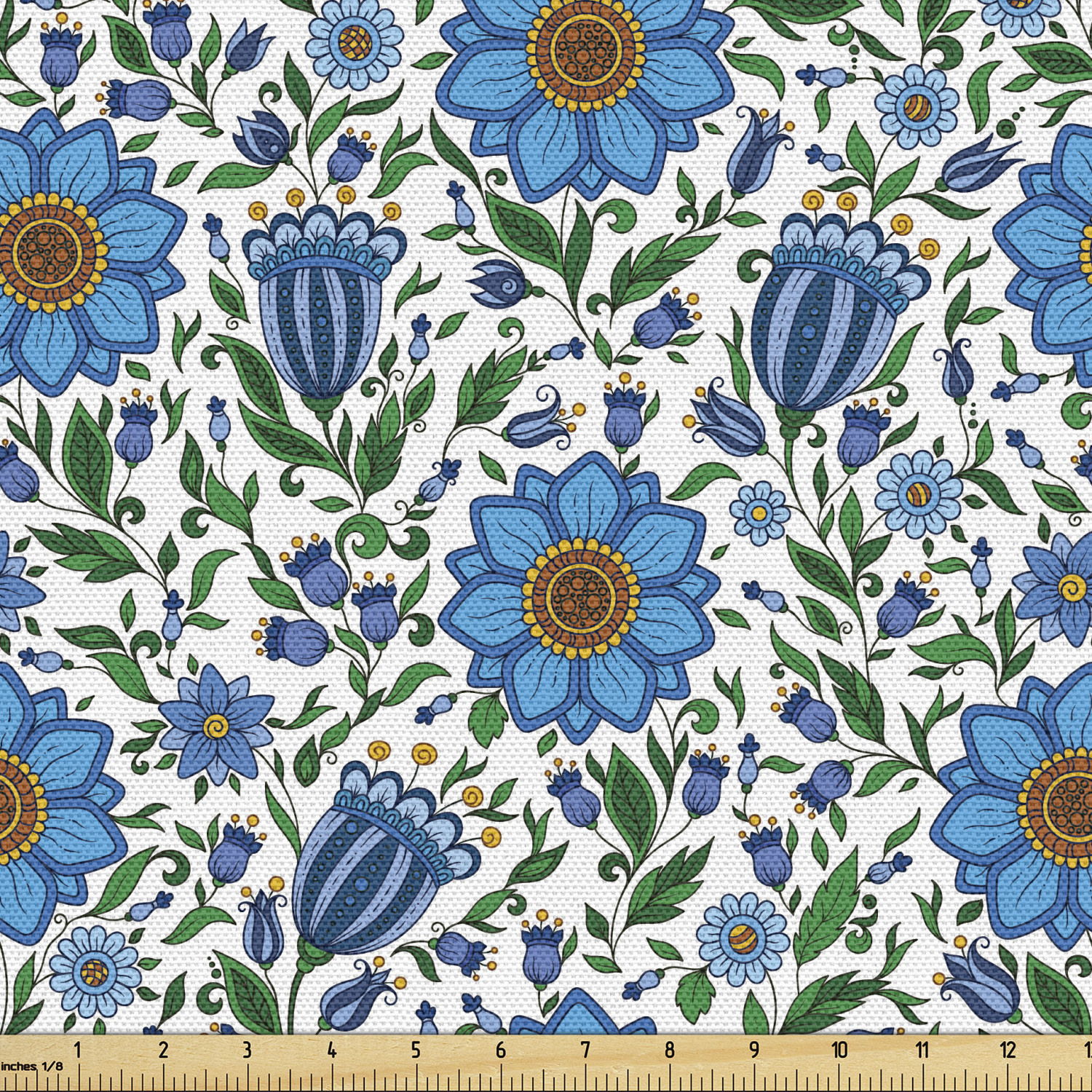 Ambesonne Fabric by The Yard Polyester Upholstery and Fabric for Home Accent - Picture 33 of 128