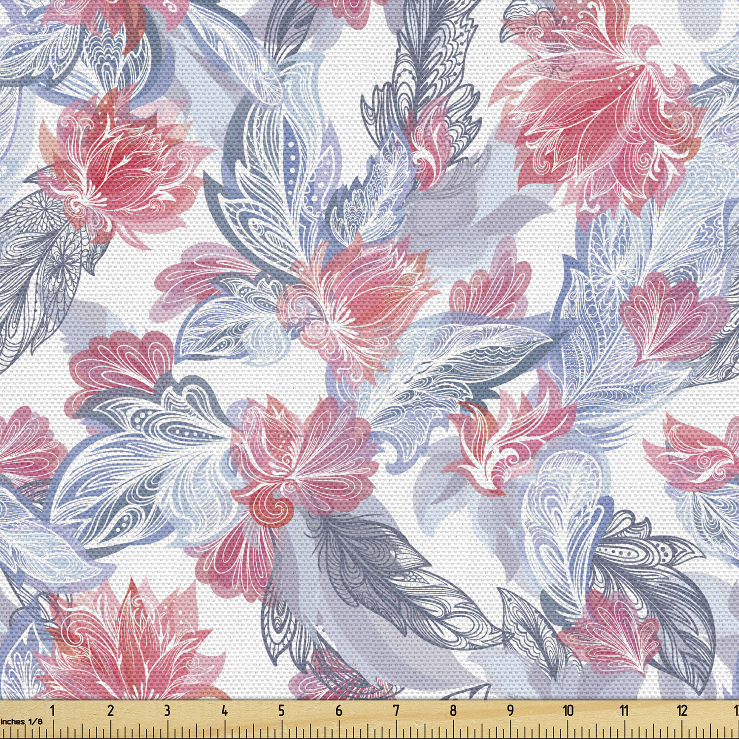 Fabric by The Yard Polyester Upholstery and Fabric for Home Accent Ambesonne - Picture 79 of 150