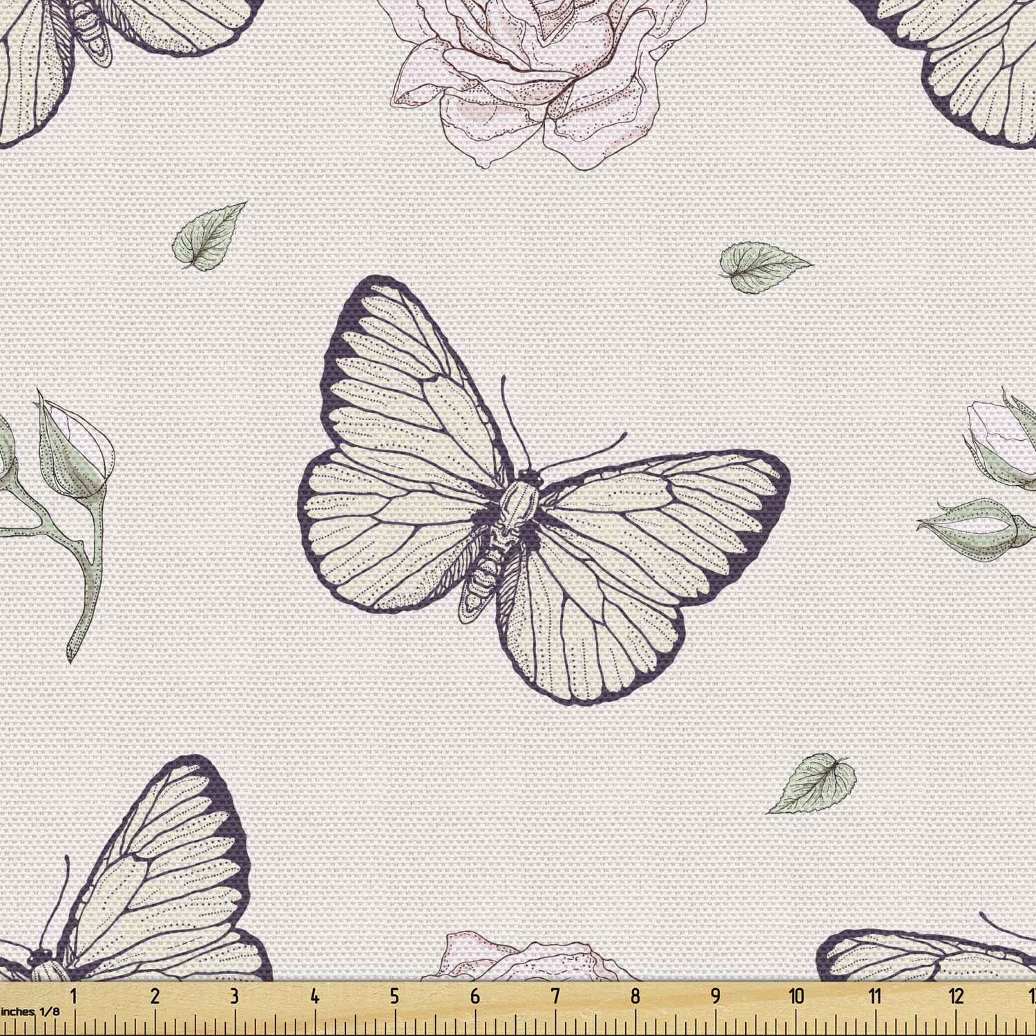 Fabric by The Yard Polyester Upholstery and Fabric for Home Accent Ambesonne - Picture 13 of 150