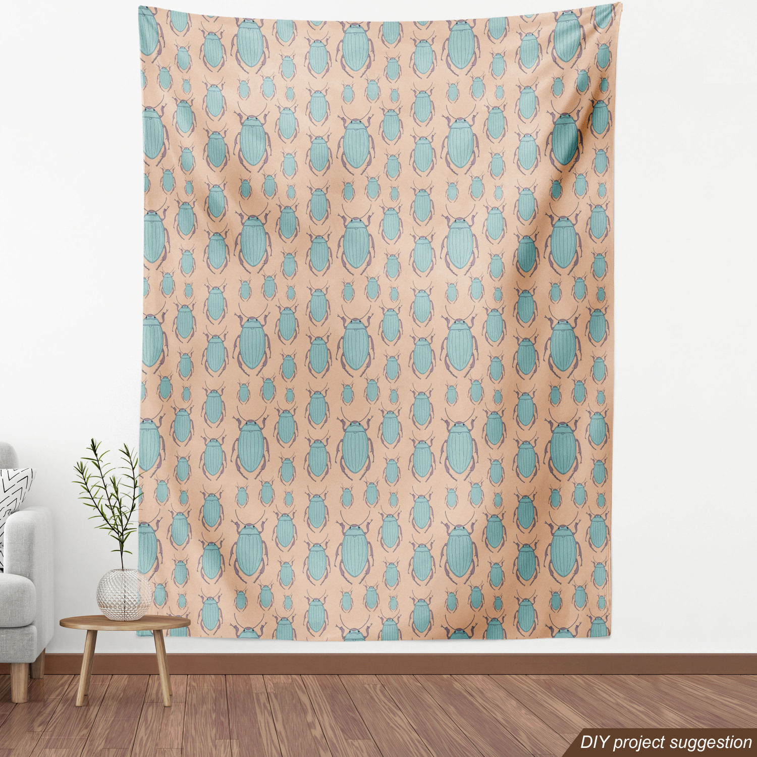 Fabric by The Yard Polyester Upholstery and Fabric for Home Accent Ambesonne - Picture 74 of 150