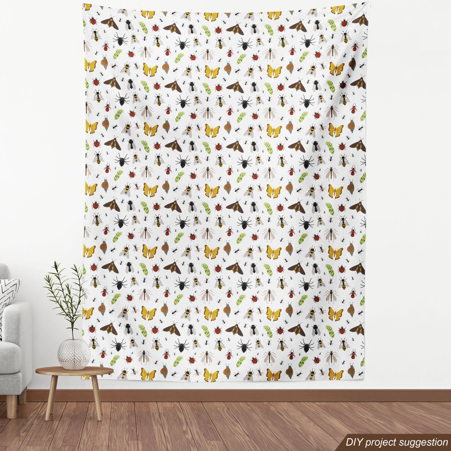 Fabric by The Yard Polyester Upholstery and Fabric for Home Accent Ambesonne - Picture 150 of 150