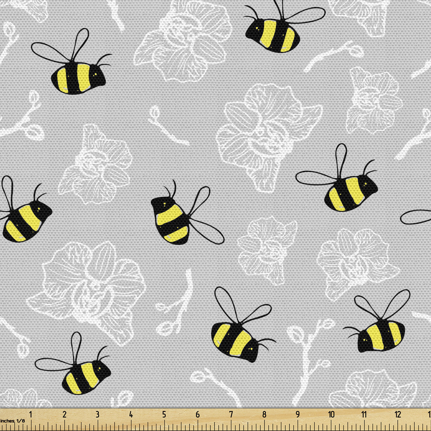 Fabric by The Yard Polyester Upholstery and Fabric for Home Accent Ambesonne - Picture 9 of 150