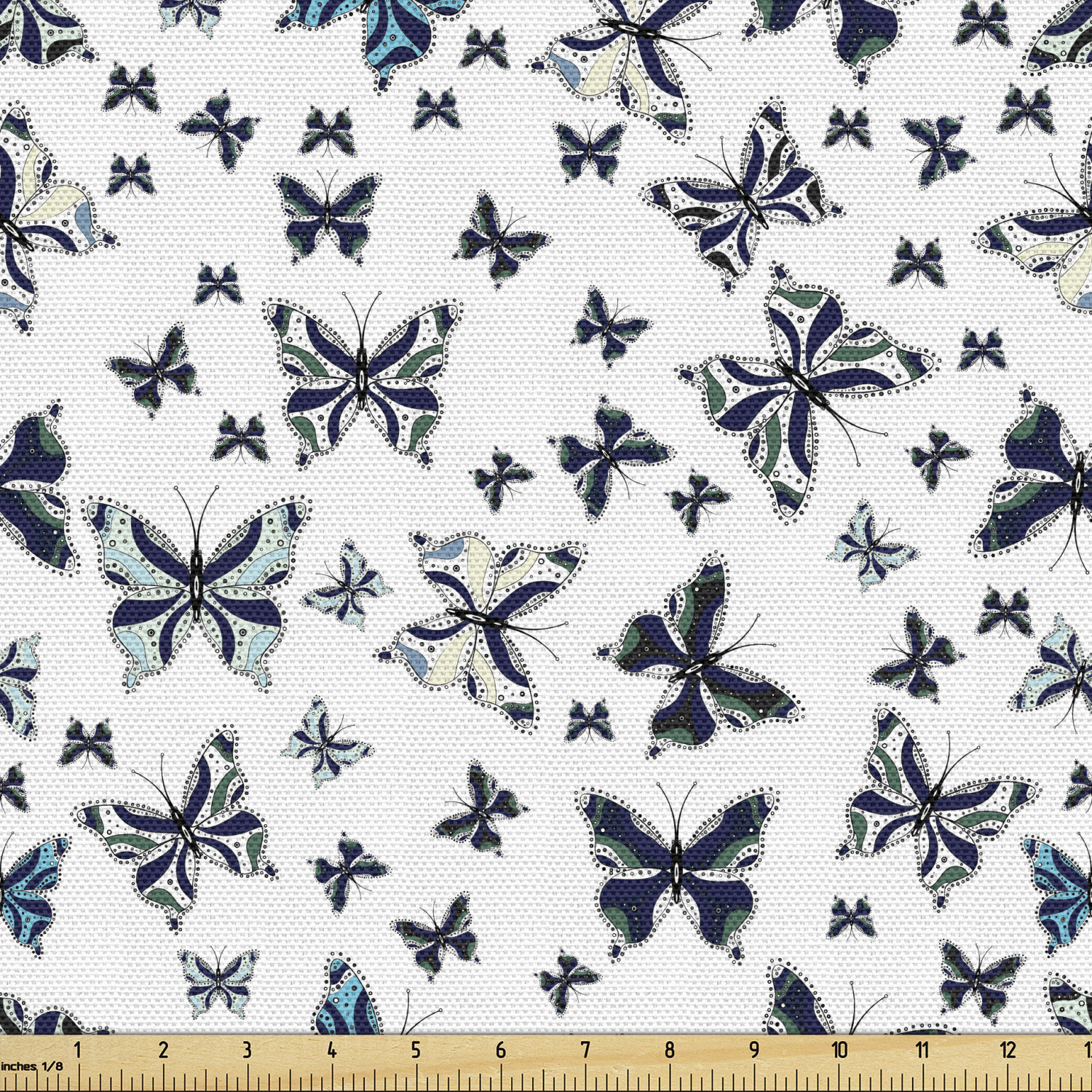 Fabric by The Yard Polyester Upholstery and Fabric for Home Accent Ambesonne - Picture 115 of 150
