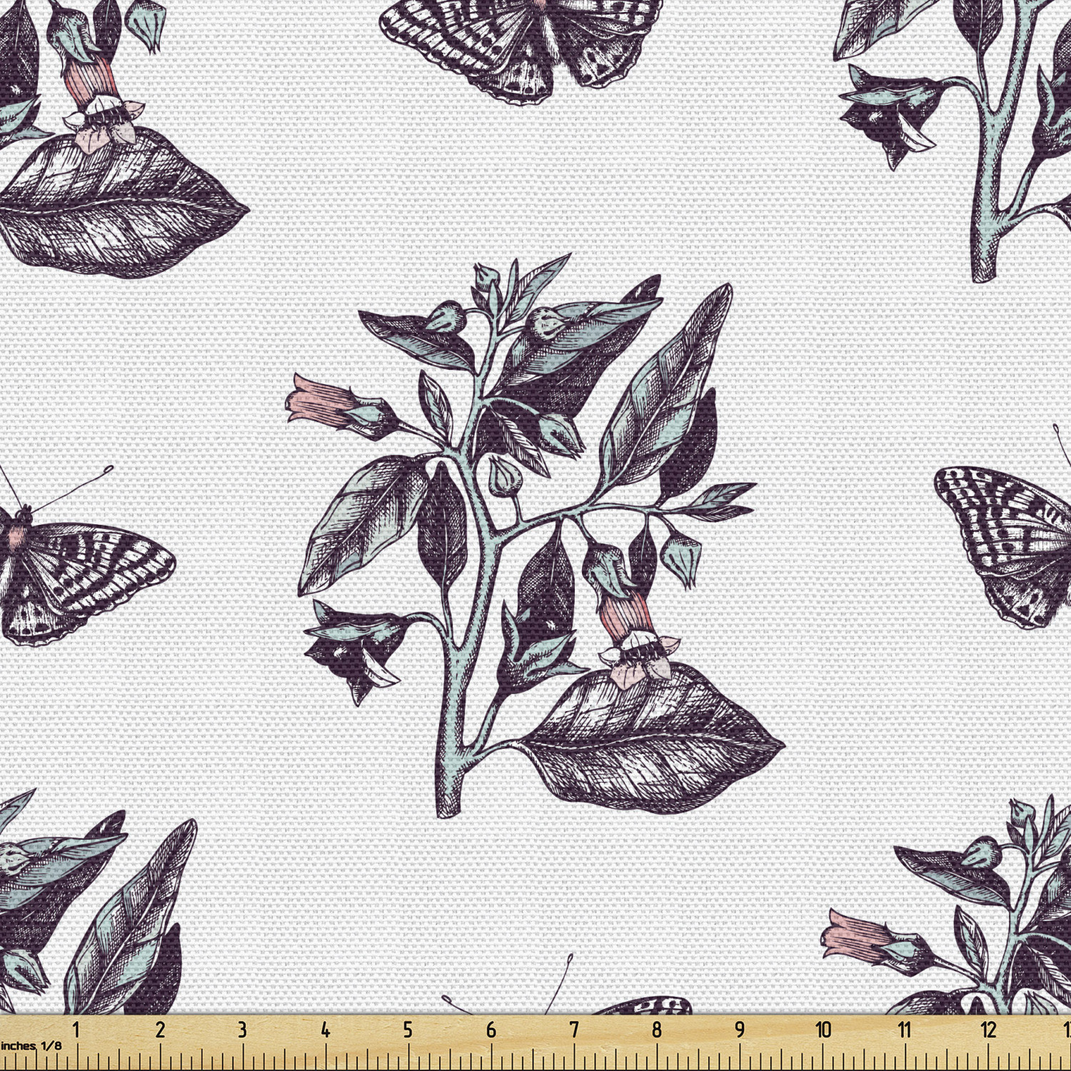 Fabric by The Yard Polyester Upholstery and Fabric for Home Accent Ambesonne - Picture 17 of 150