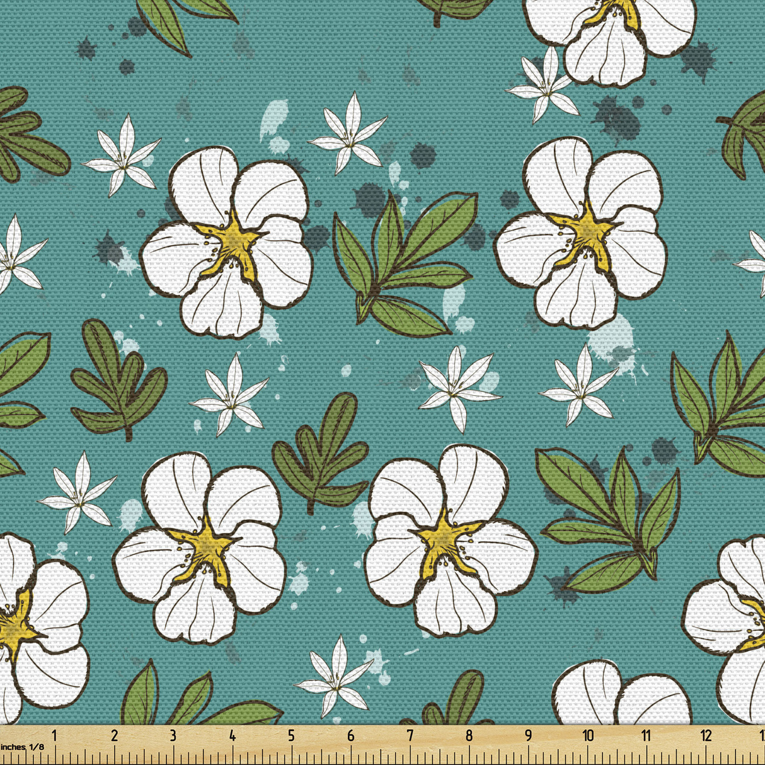 Fabric by The Yard Polyester Upholstery and Fabric for Home Accent Ambesonne - Picture 91 of 150
