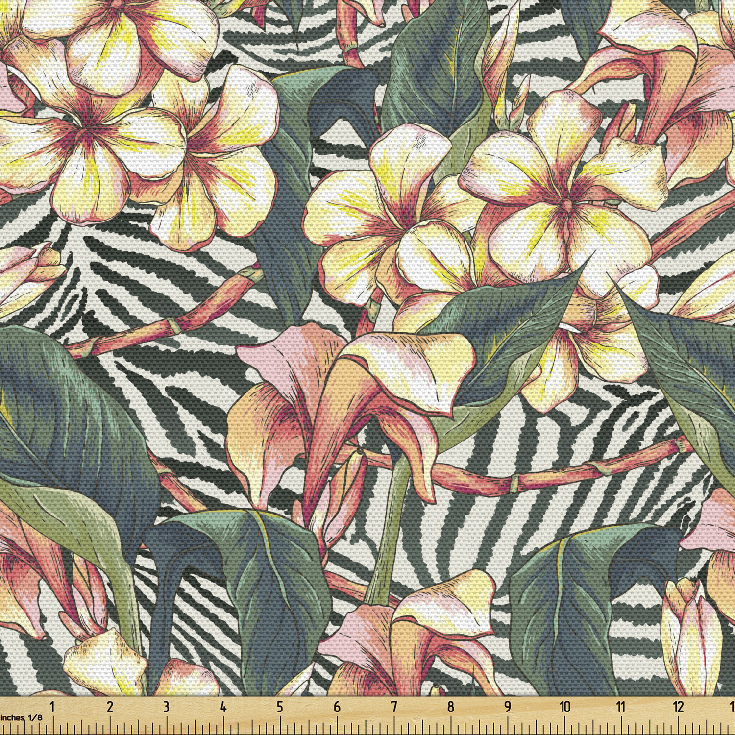 Fabric by The Yard Polyester Upholstery and Fabric for Home Accent Ambesonne - Picture 39 of 150