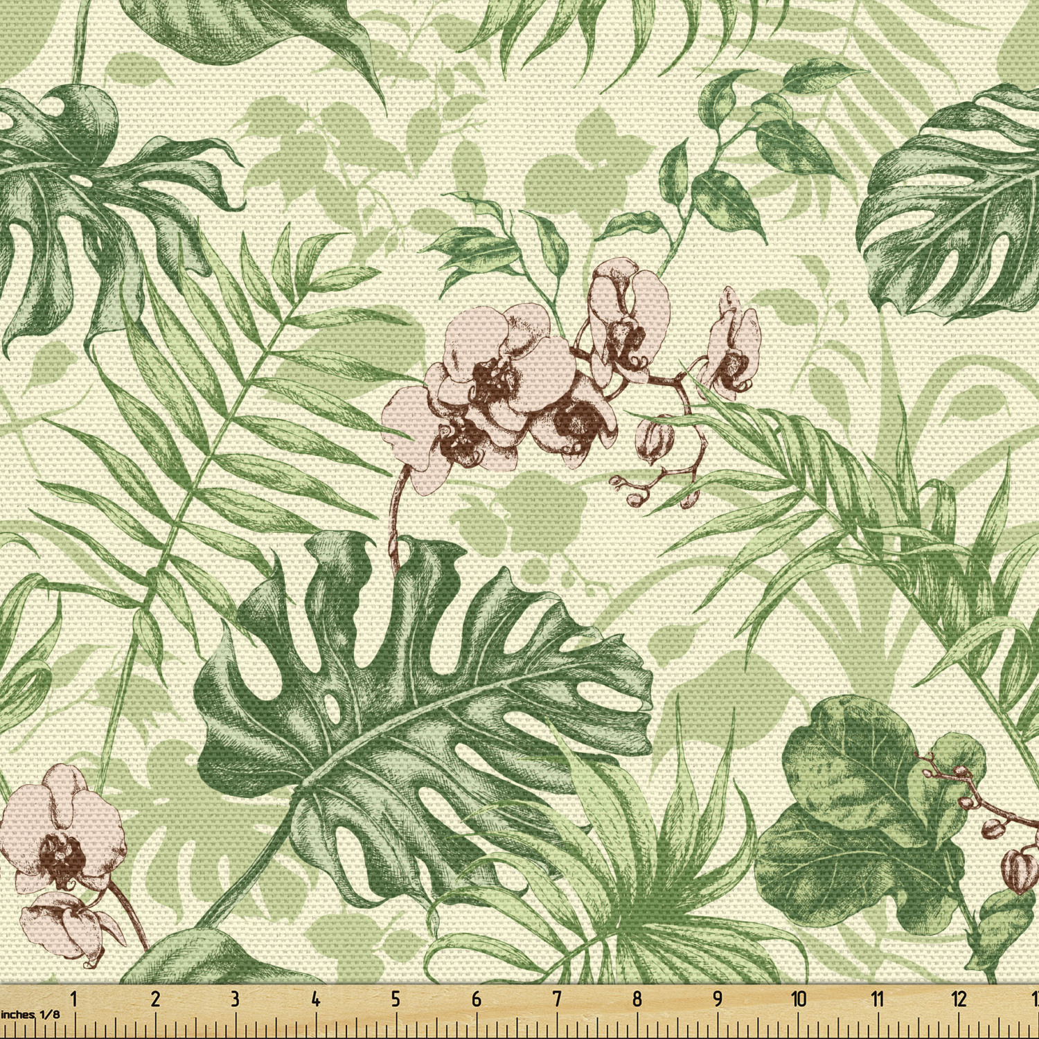 Fabric by The Yard Polyester Upholstery and Fabric for Home Accent Ambesonne - Picture 135 of 150