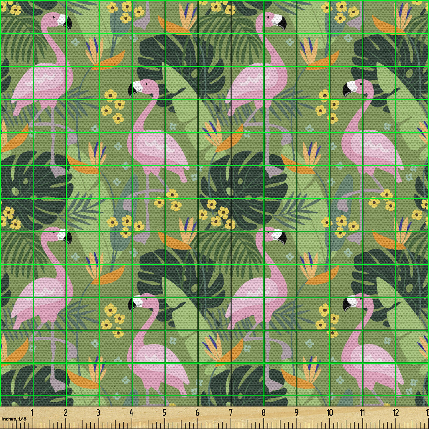 Fabric by The Yard Polyester Upholstery and Fabric for Home Accent Ambesonne - Picture 56 of 150