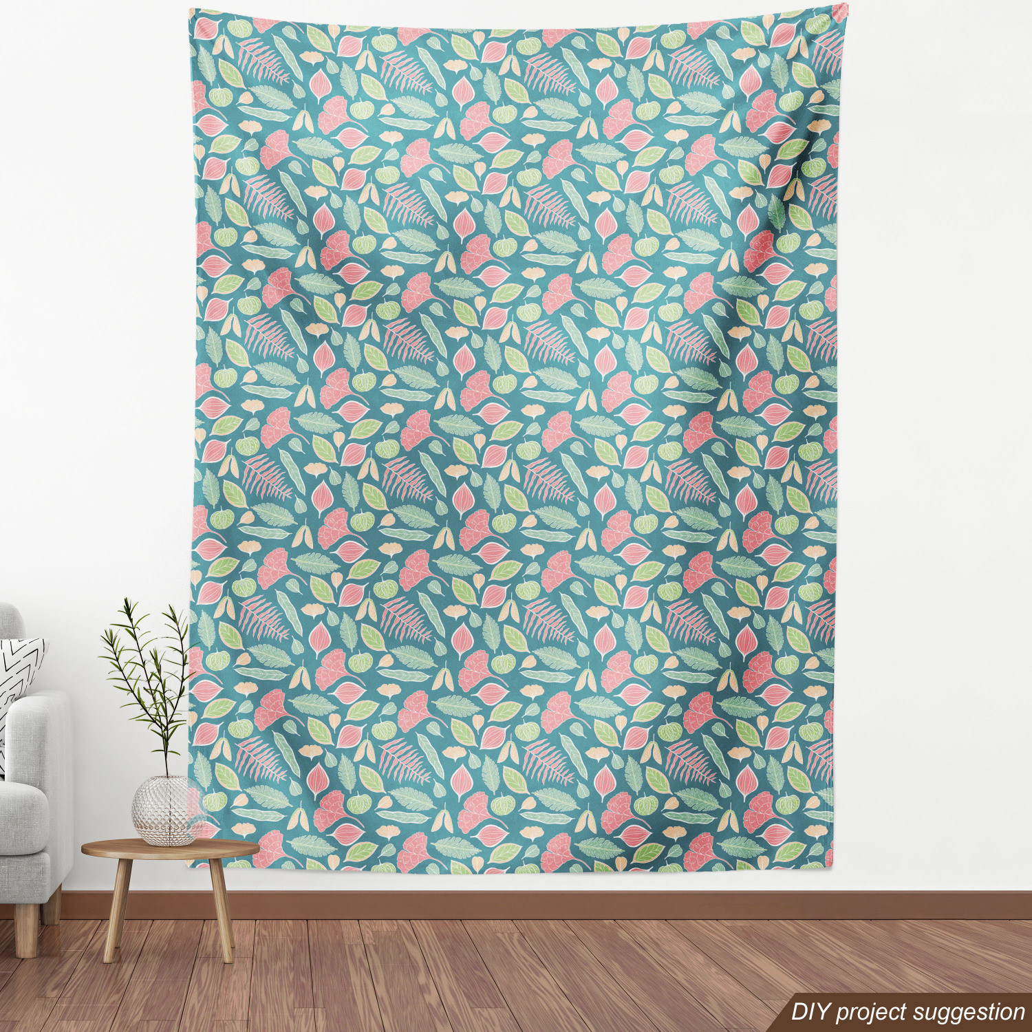 Ambesonne Botanical Design Fabric by the Yard Decorative Upholstery Home Accents - Picture 101 of 153
