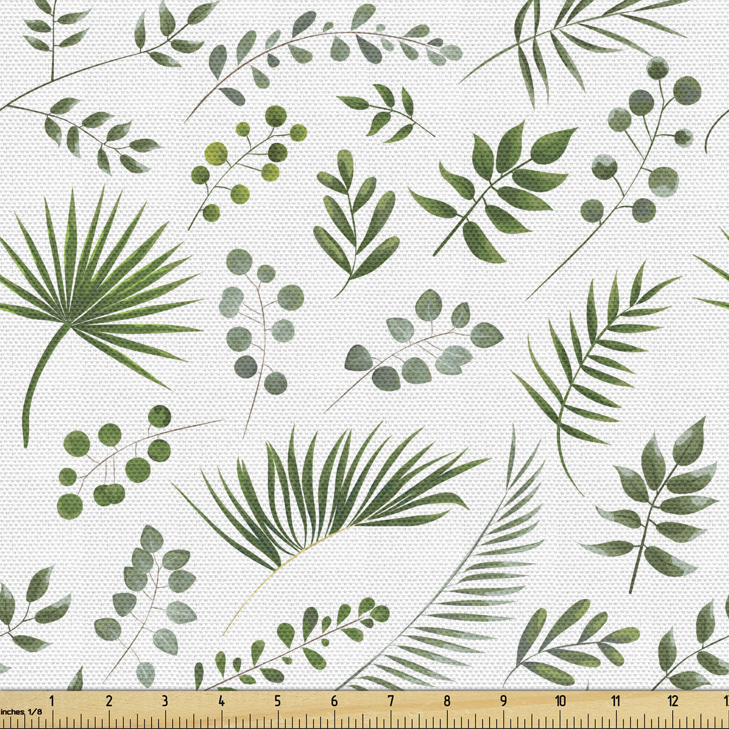 Ambesonne Botanical Design Fabric by the Yard Decorative Upholstery Home Accents - Picture 142 of 153