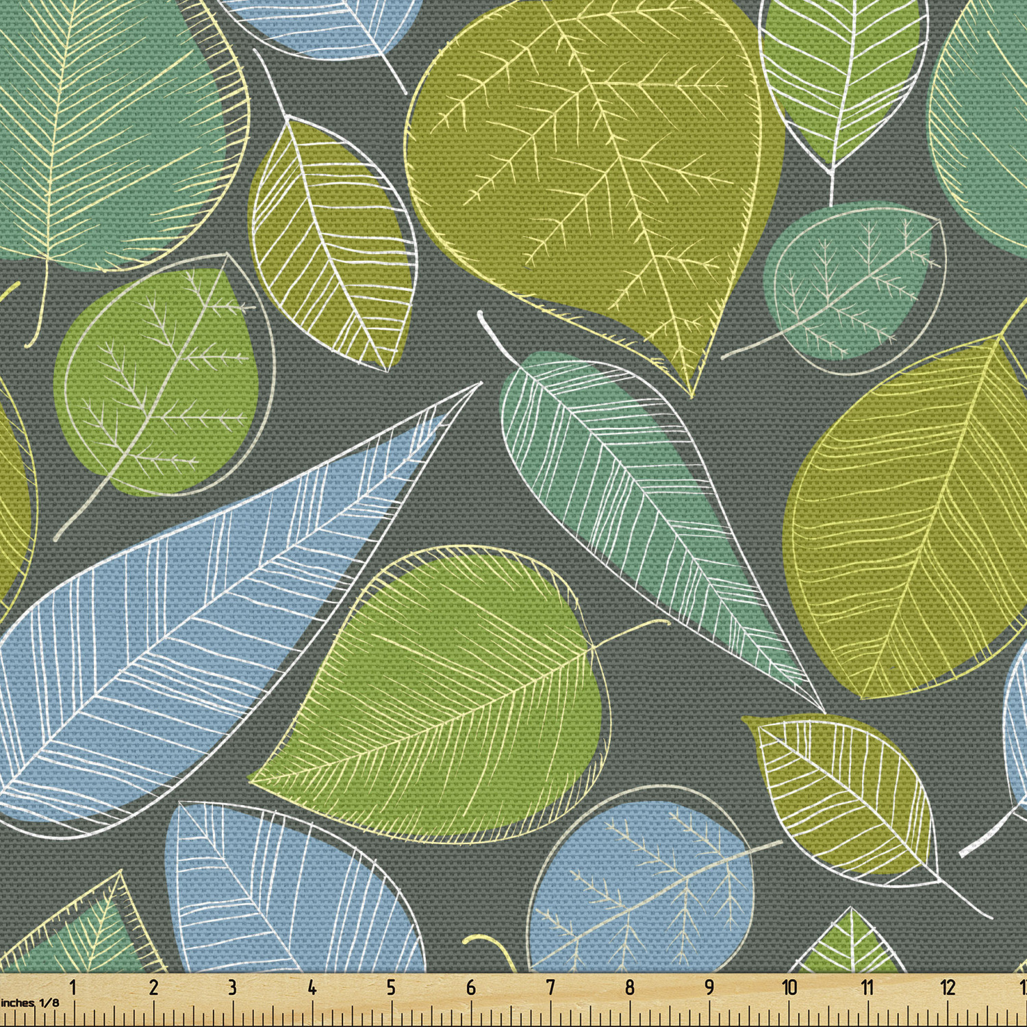 Ambesonne Botanical Design Fabric by the Yard Decorative Upholstery Home Accents - Picture 114 of 153