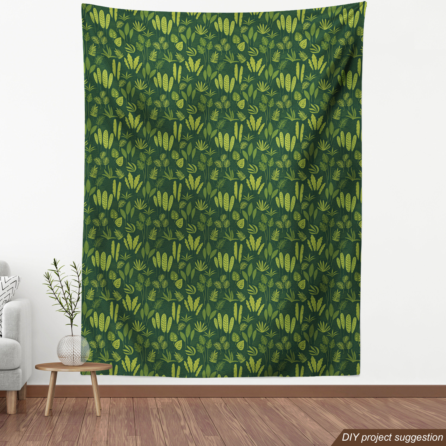 Ambesonne Botanical Design Fabric by the Yard Decorative Upholstery Home Accents - Picture 25 of 153