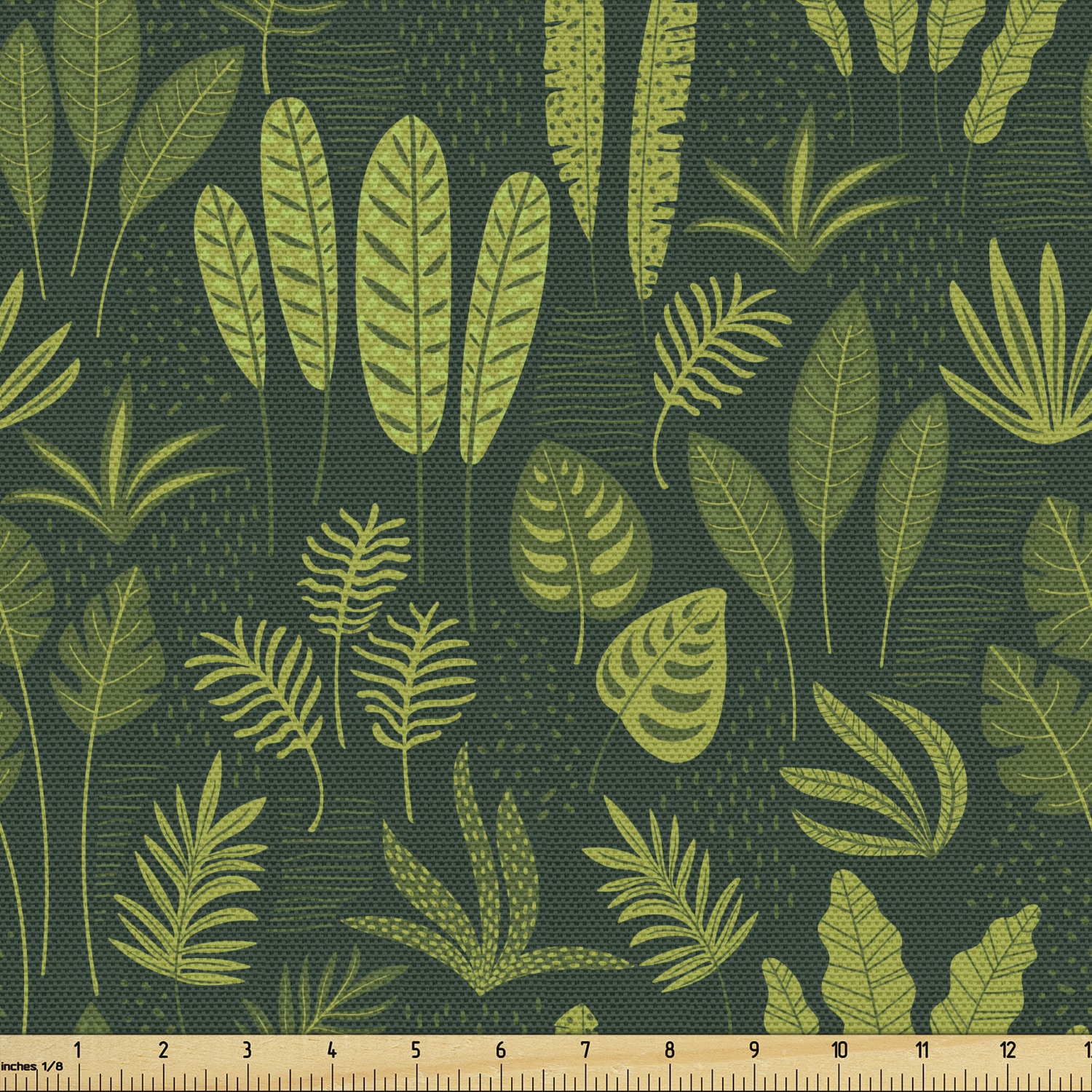 Ambesonne Botanical Design Fabric by the Yard Decorative Upholstery Home Accents - Picture 22 of 153