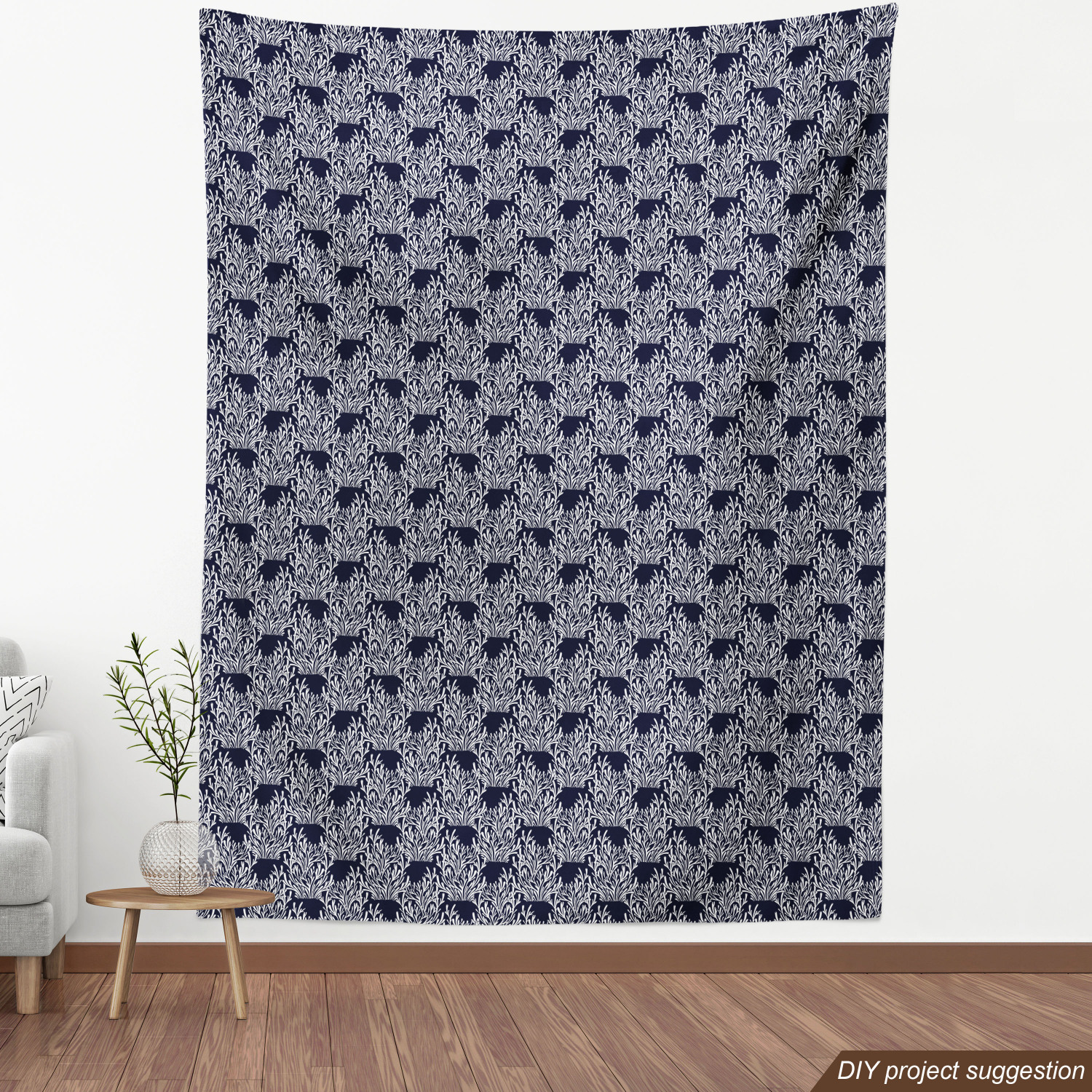Ambesonne Botanical Design Fabric by the Yard Decorative Upholstery Home Accents - Picture 137 of 153