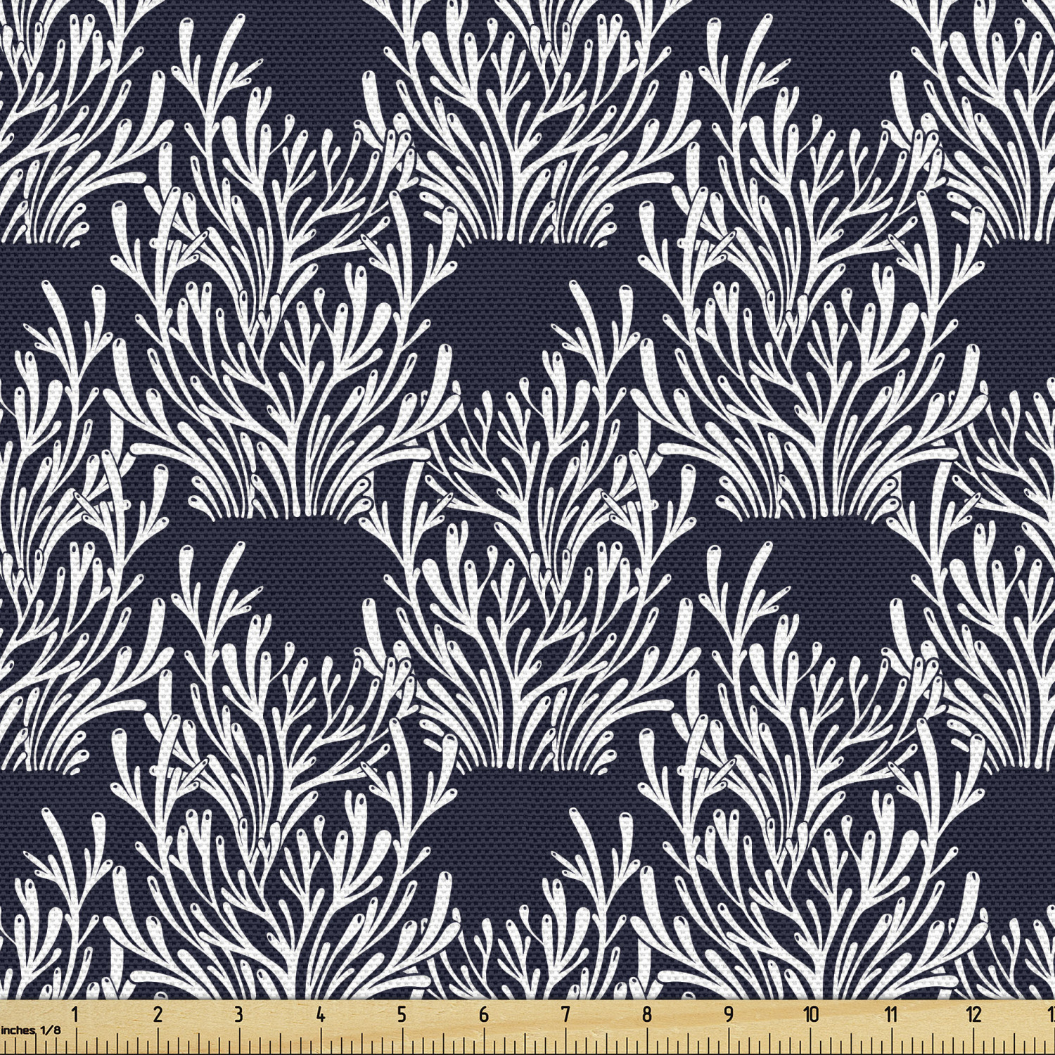 Ambesonne Botanical Design Fabric by the Yard Decorative Upholstery Home Accents - Picture 134 of 153