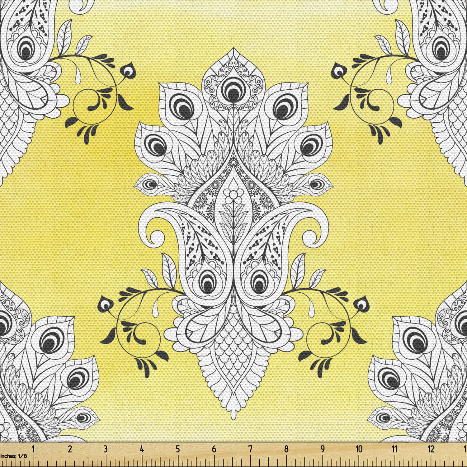 Fabric by The Yard Polyester Fabric for Home Decor Ambesonne