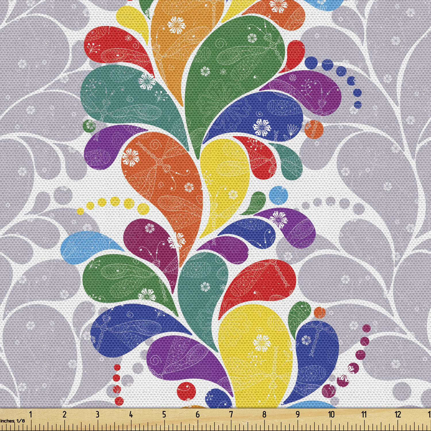 Fabric by The Yard Polyester Fabric for Home Decor Ambesonne