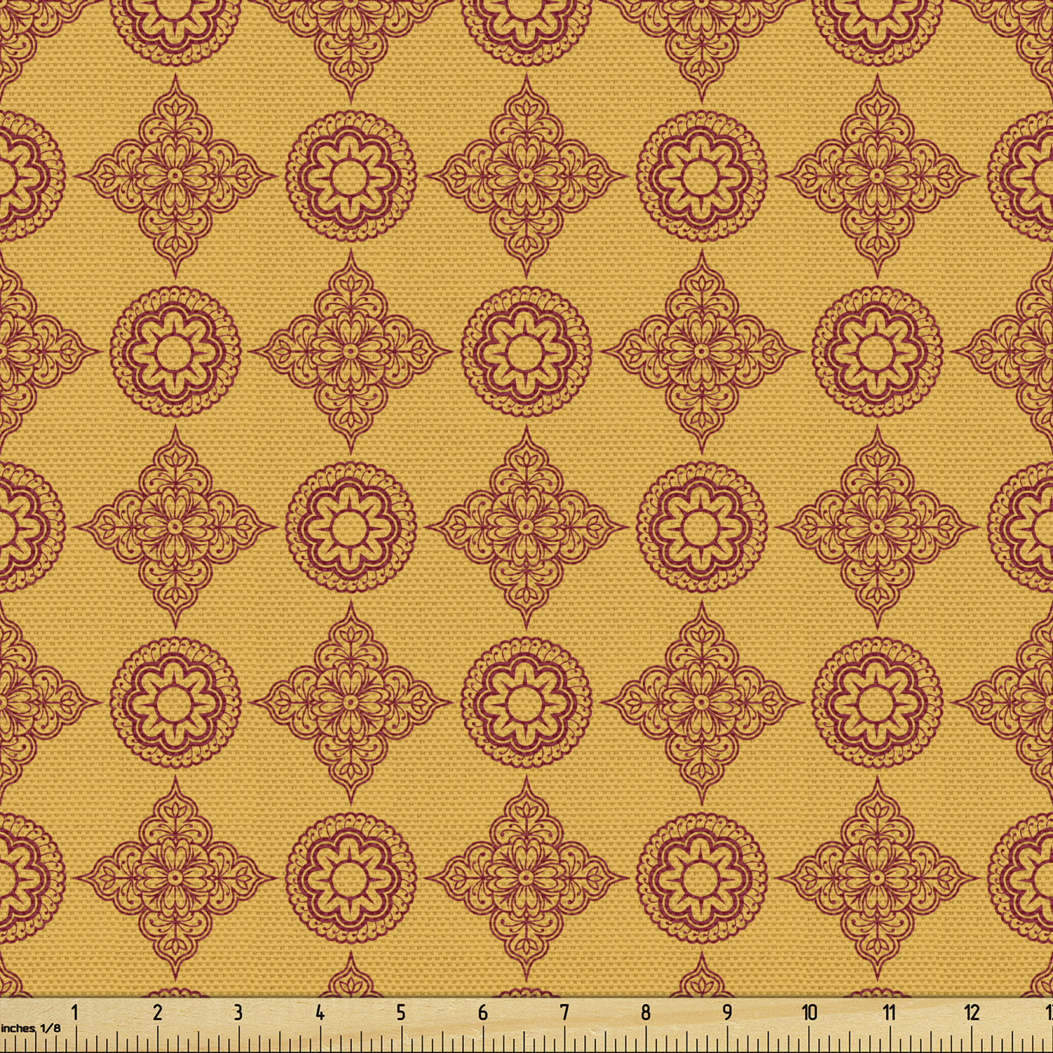 Fabric by The Yard Polyester Fabric for Home Decor Ambesonne