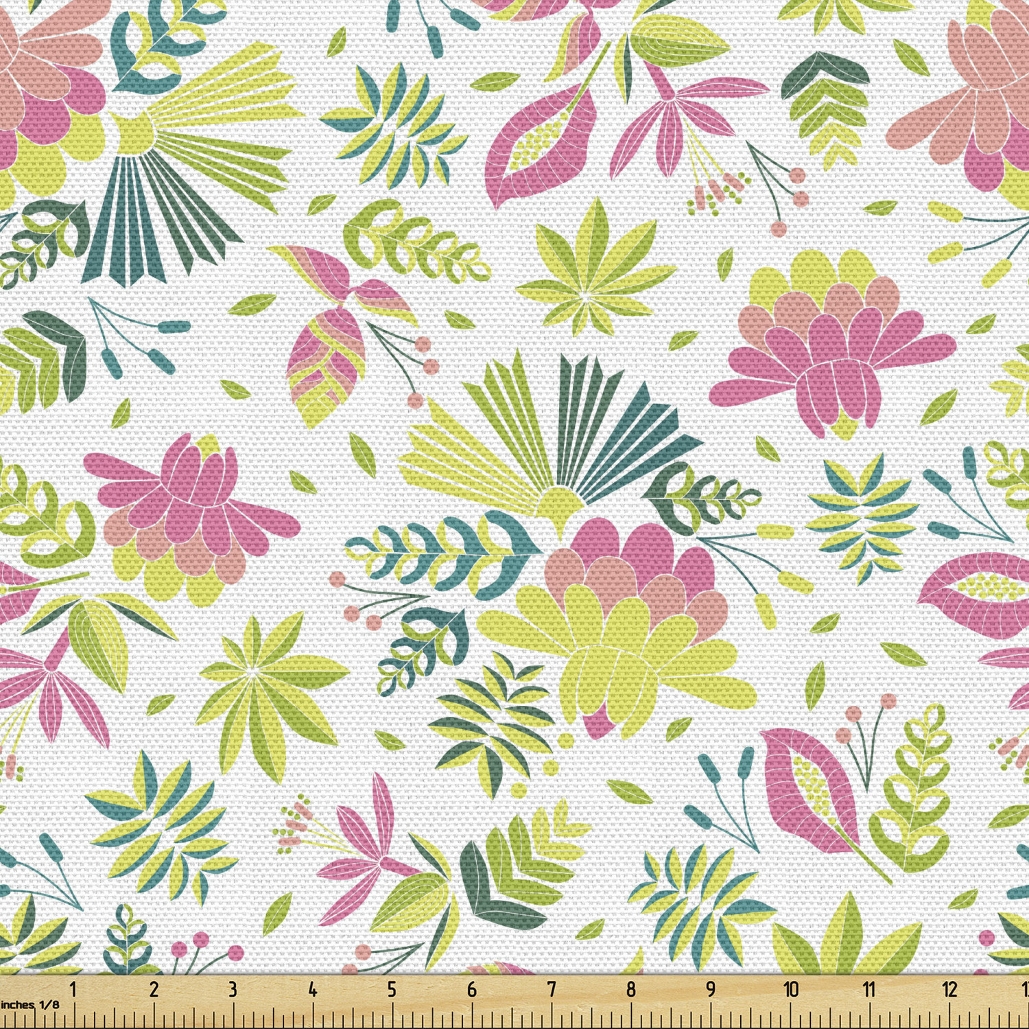 Fabric by The Yard Polyester Fabric for Home Decor Ambesonne