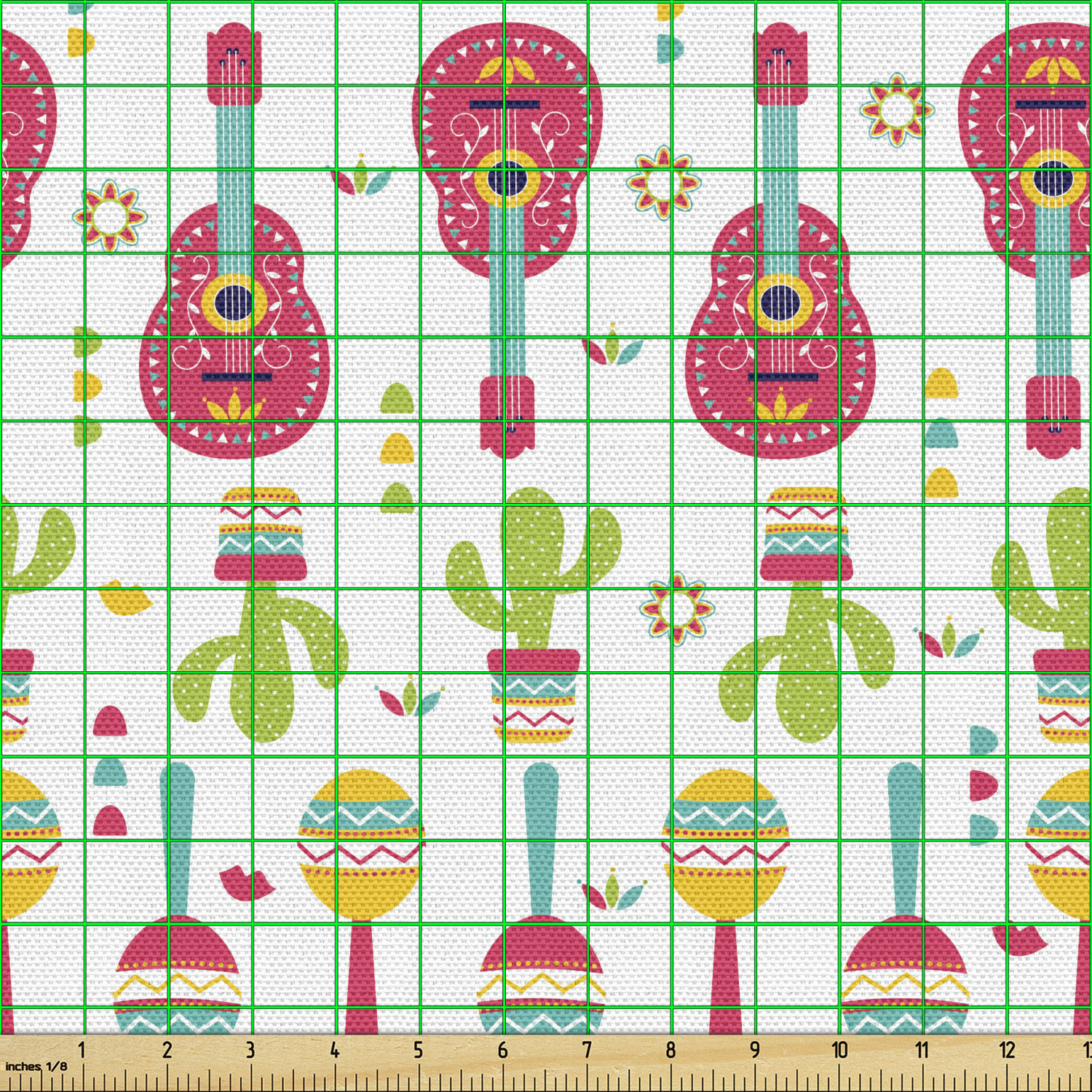 Fabric by The Yard Upholstery Fabric for Home Decorative by Ambesonne - Picture 34 of 152