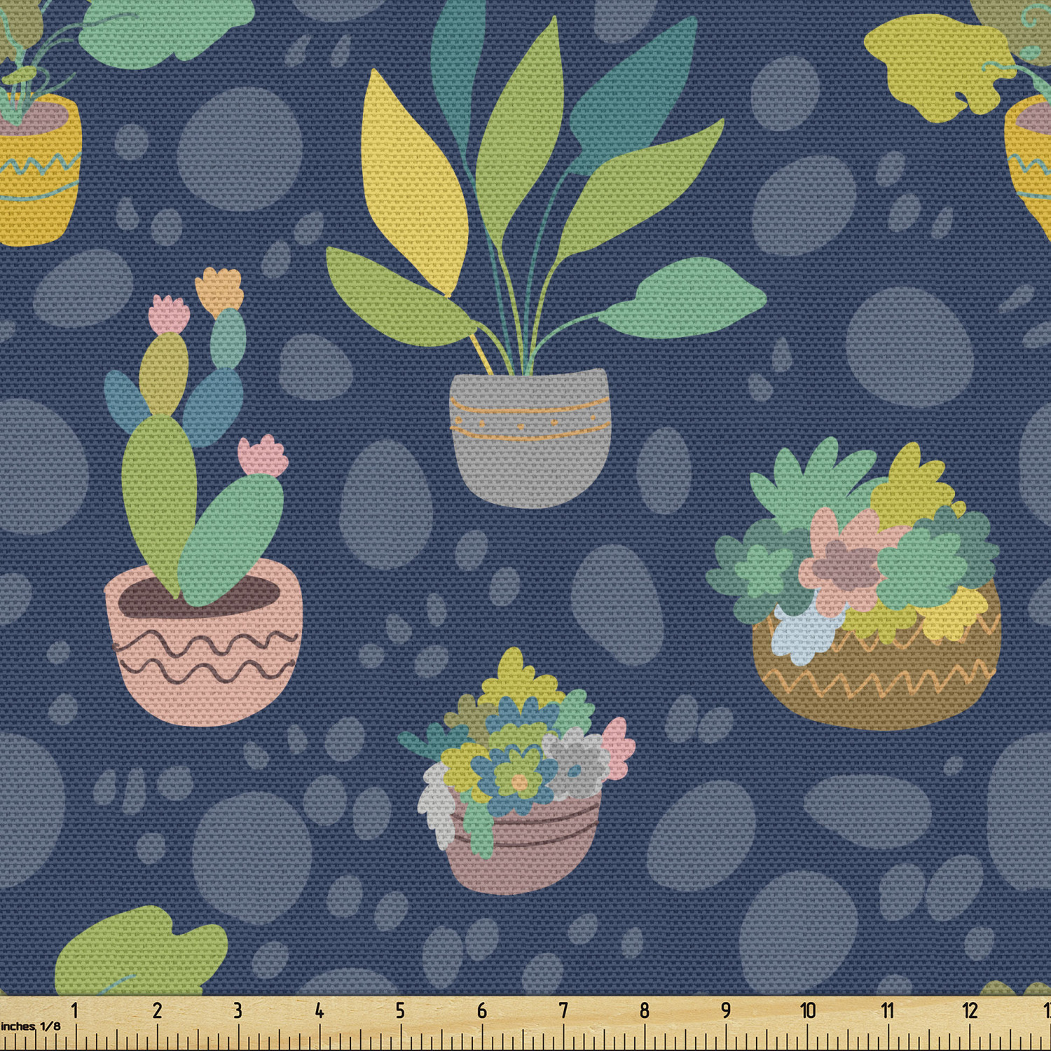 Fabric by The Yard Upholstery Fabric for Home Decorative by Ambesonne - Picture 97 of 152