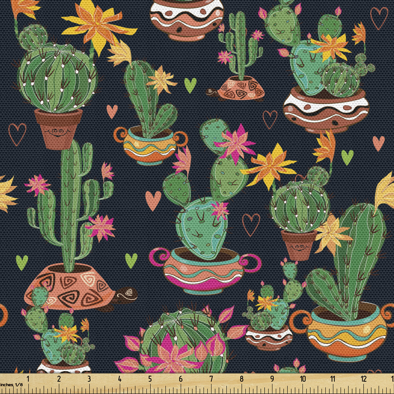 Fabric by The Yard Upholstery Fabric for Home Decorative by Ambesonne - Picture 85 of 152