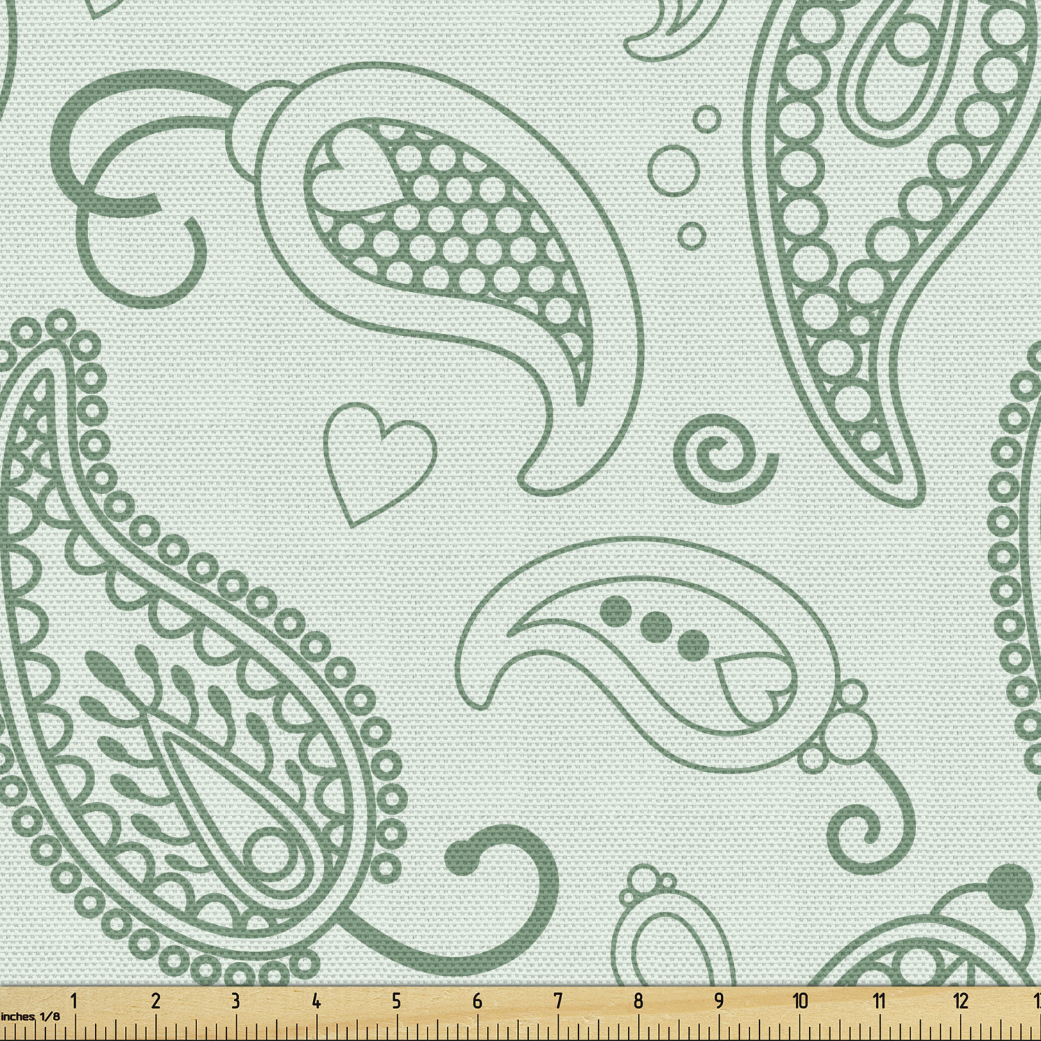 Fabric by The Yard Upholstery Fabric for Home Decorative by Ambesonne - Picture 25 of 152