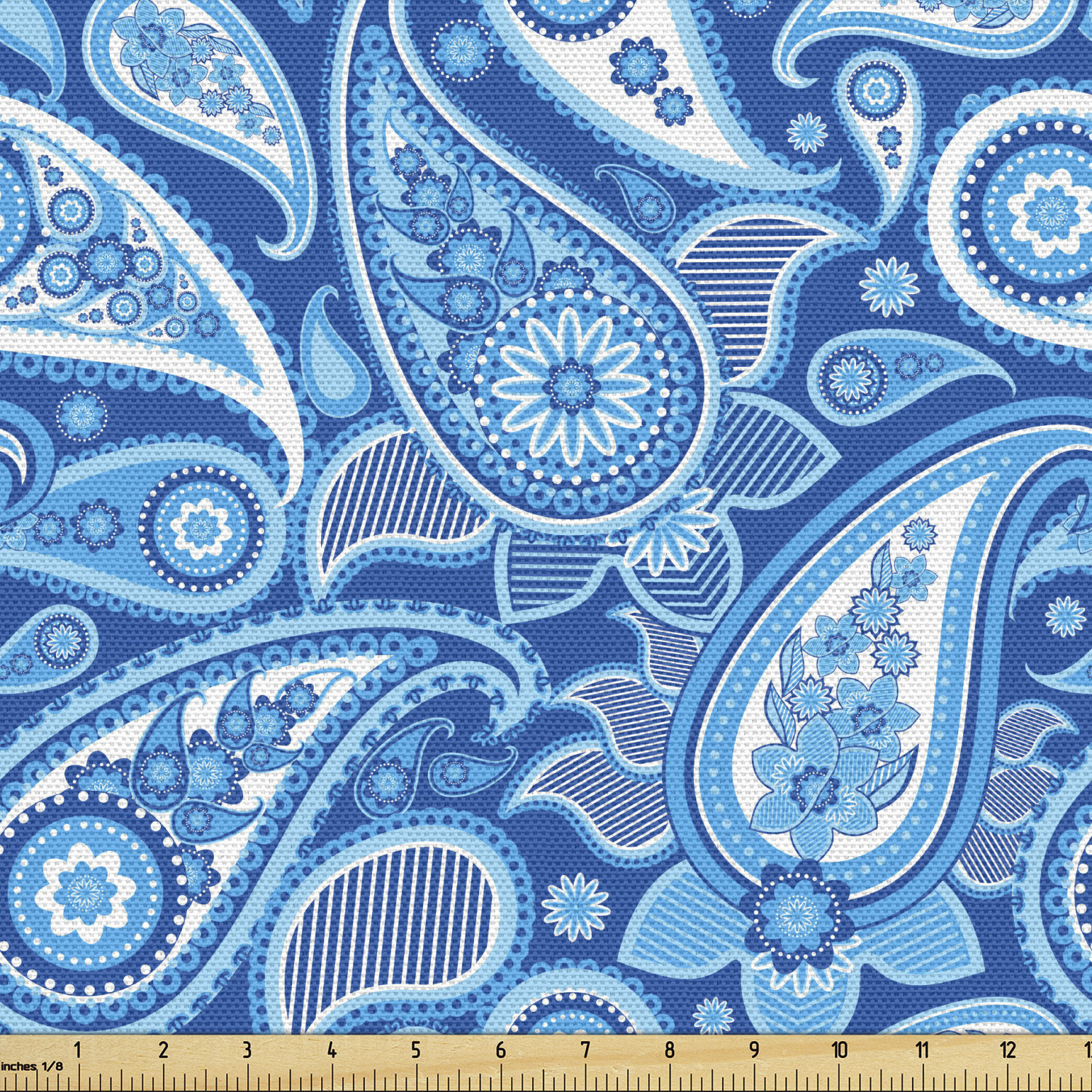 Fabric by The Yard Upholstery Fabric for Home Decorative by Ambesonne - Picture 21 of 152