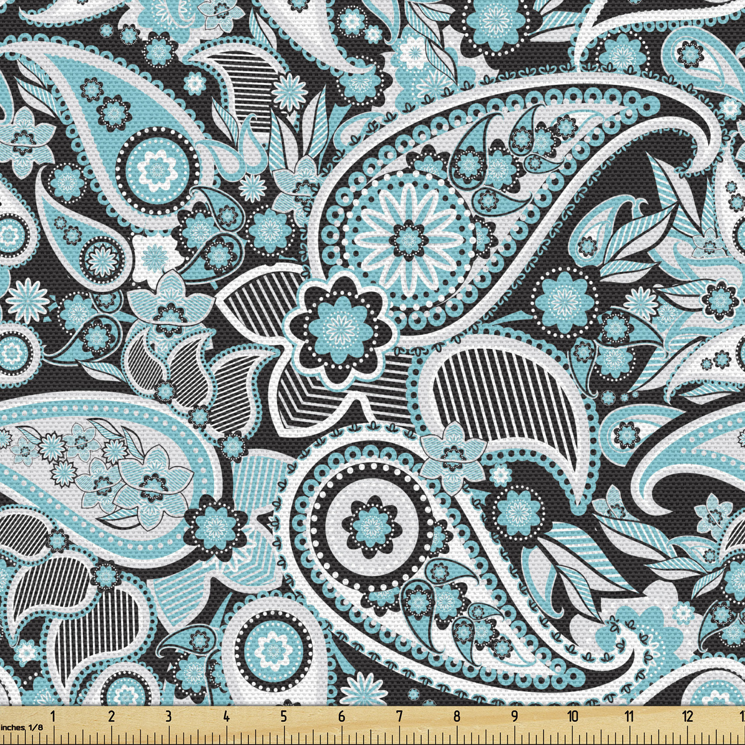 Fabric by The Yard Upholstery Fabric for Home Decorative by Ambesonne - Picture 73 of 152