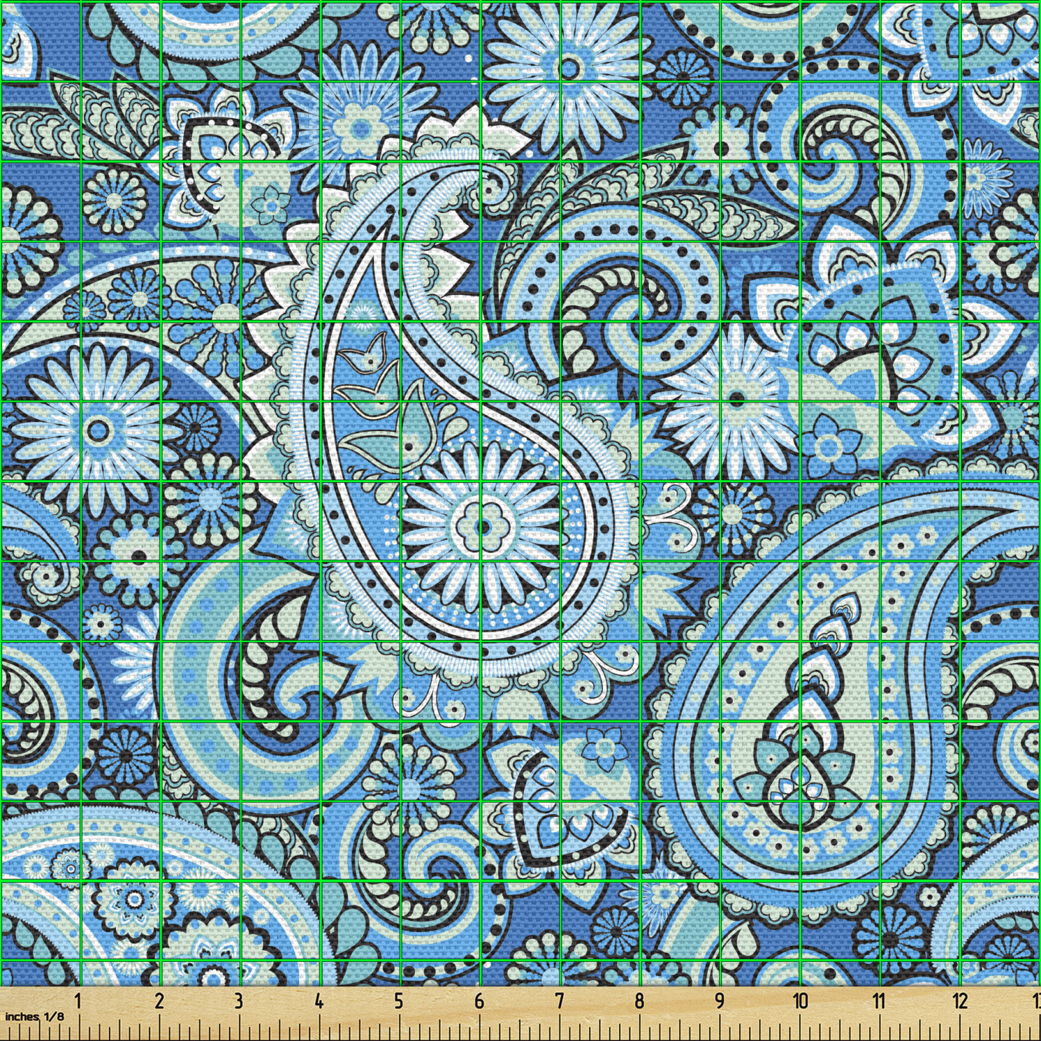 Fabric by The Yard Upholstery Fabric for Home Decorative by Ambesonne - Picture 78 of 152