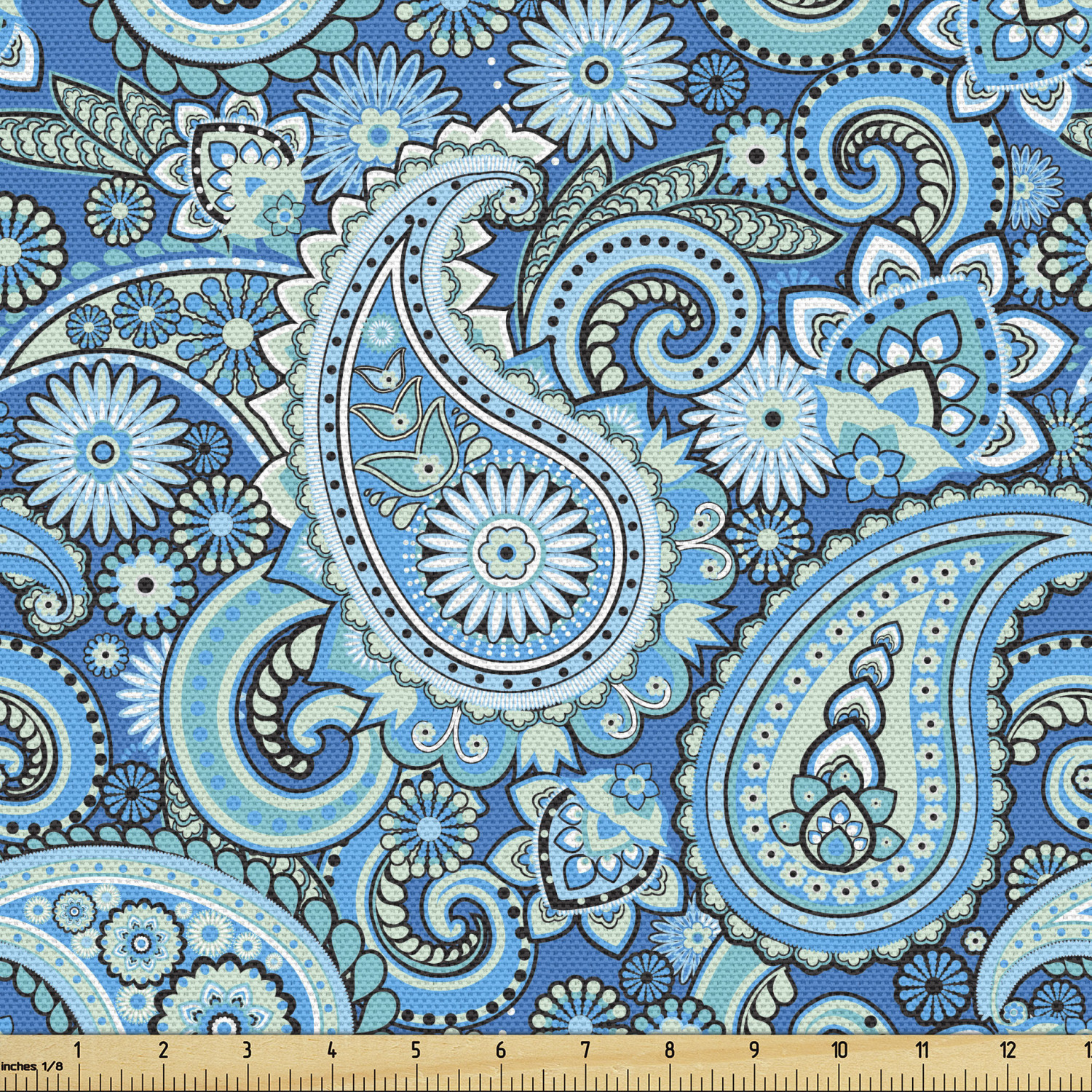 Fabric by The Yard Upholstery Fabric for Home Decorative by Ambesonne - Picture 77 of 152