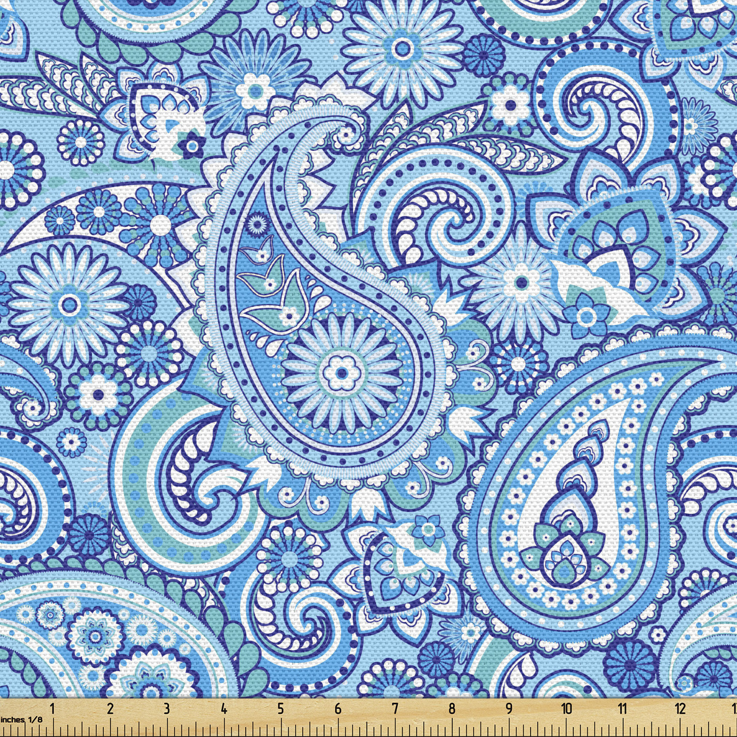 Fabric by The Yard Upholstery Fabric for Home Decorative by Ambesonne - Picture 17 of 152